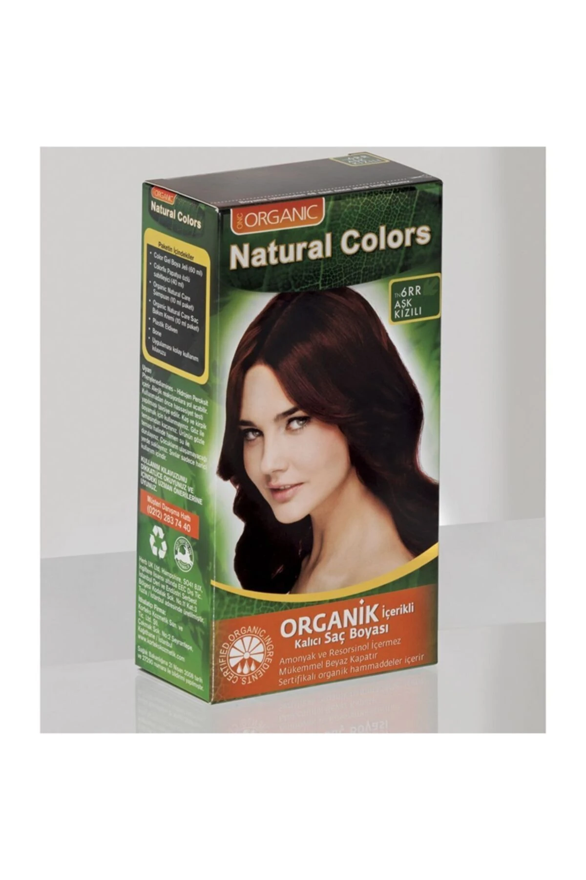 Natural Colors 6rr Alev Kızılı Organik Saç Boyası