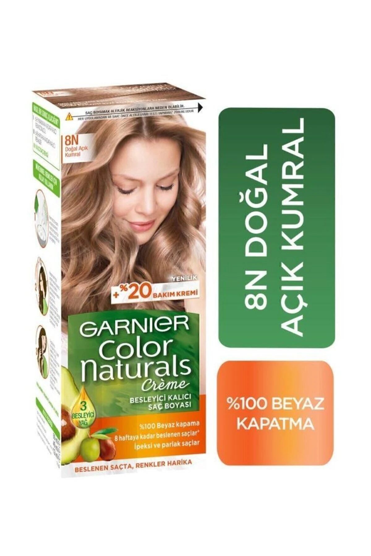 Saç Boyası - Color Naturals 8N Doğal Açık Kumral 3600541915893