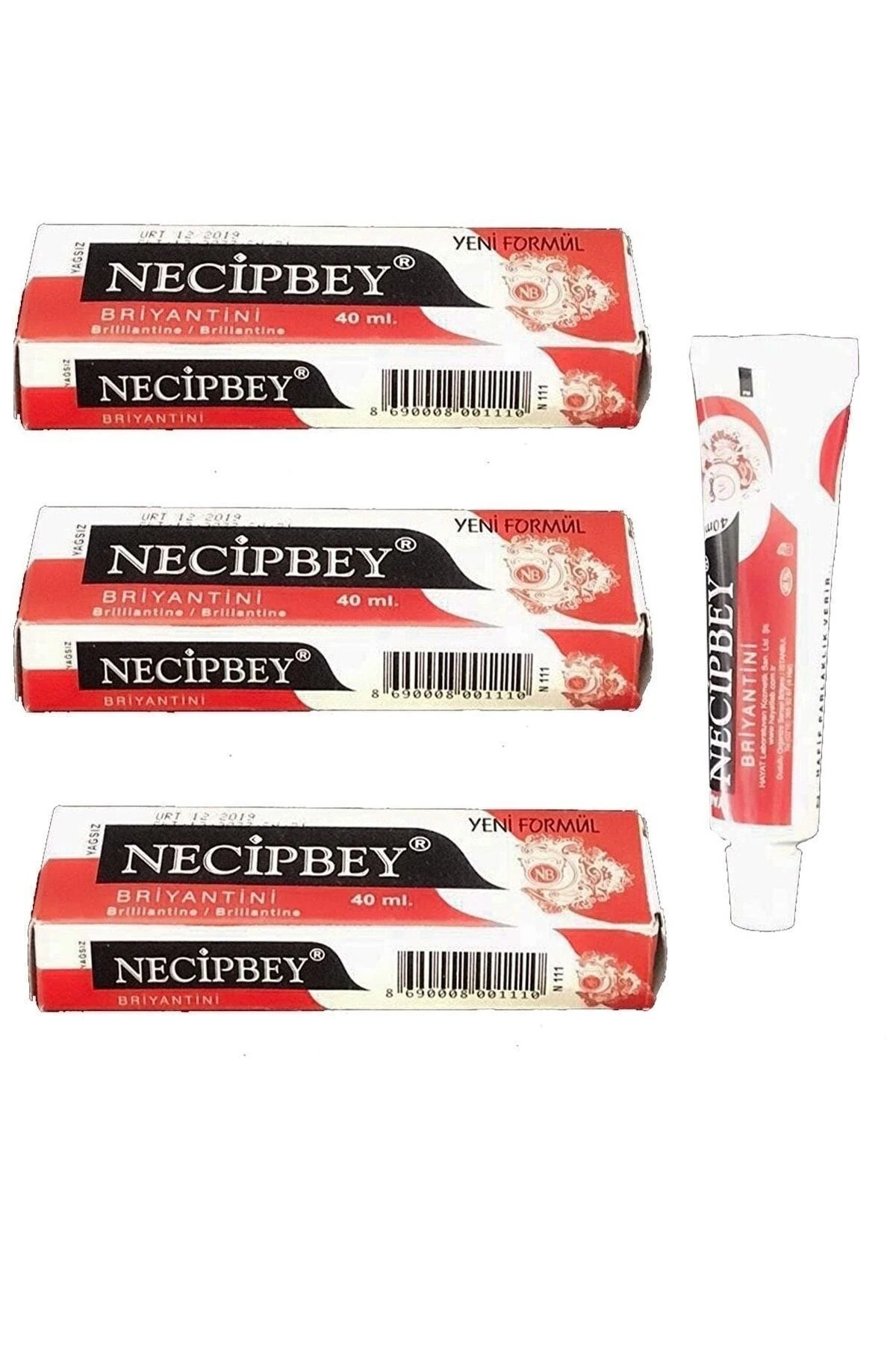 Briyantin Yağsız Kırmızı 40 ml. 3'lü Paket