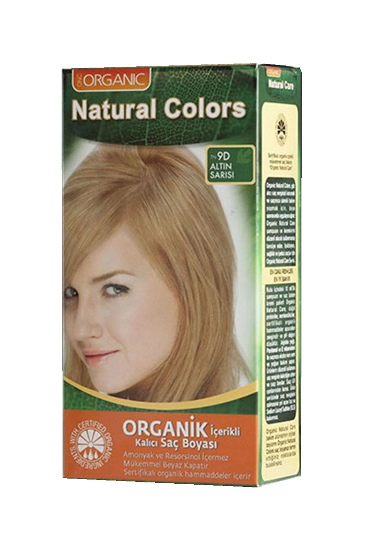 Natural Colors Organic Saç Boyası 9d Altın Sarısı