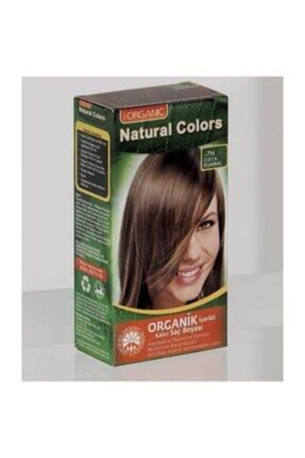 7N Orta Kumral Organik Saç Boyası