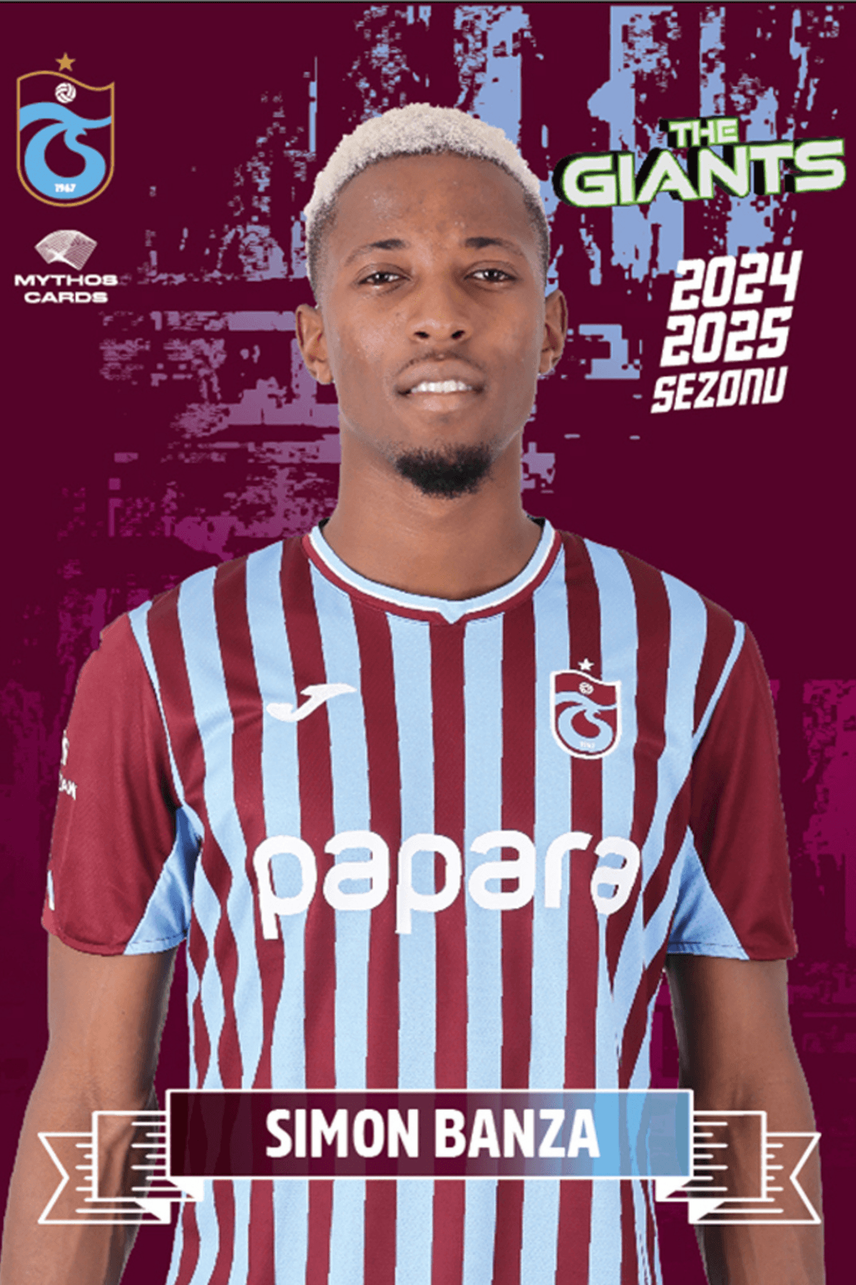 TRABZONSPOR 24/25 SEZON ÇIKARTMA  POSTER