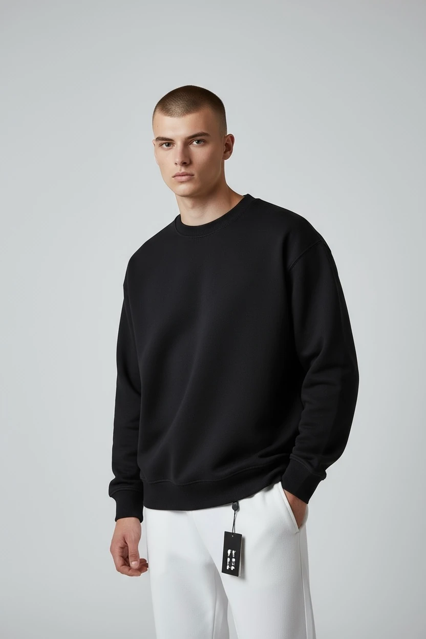 SADE BASIC ÜÇİPLİK ŞARDONLU SWEAT