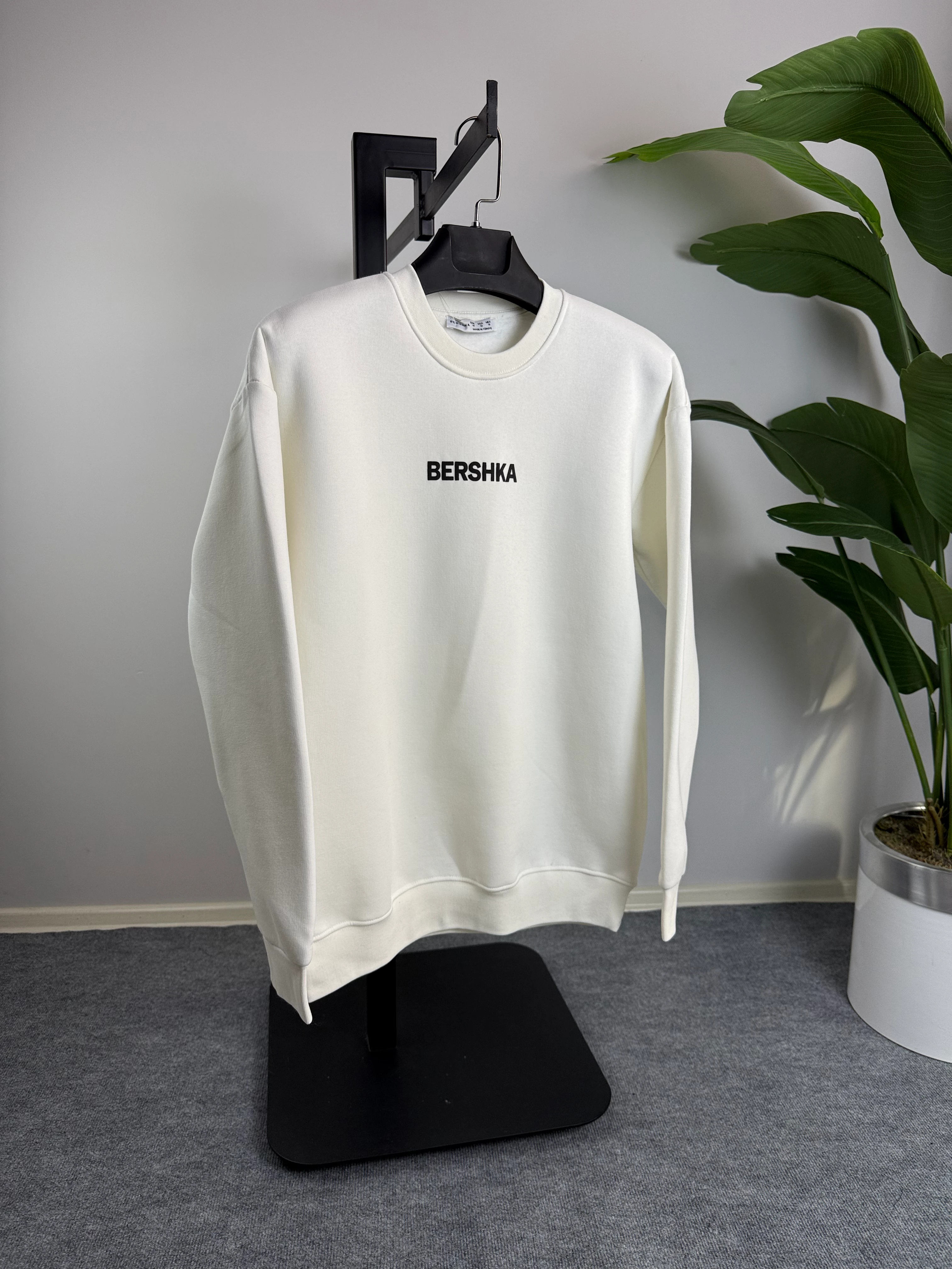BRSHK Beyaz Üçiplik Şardonlu (Kışlık) Sweat