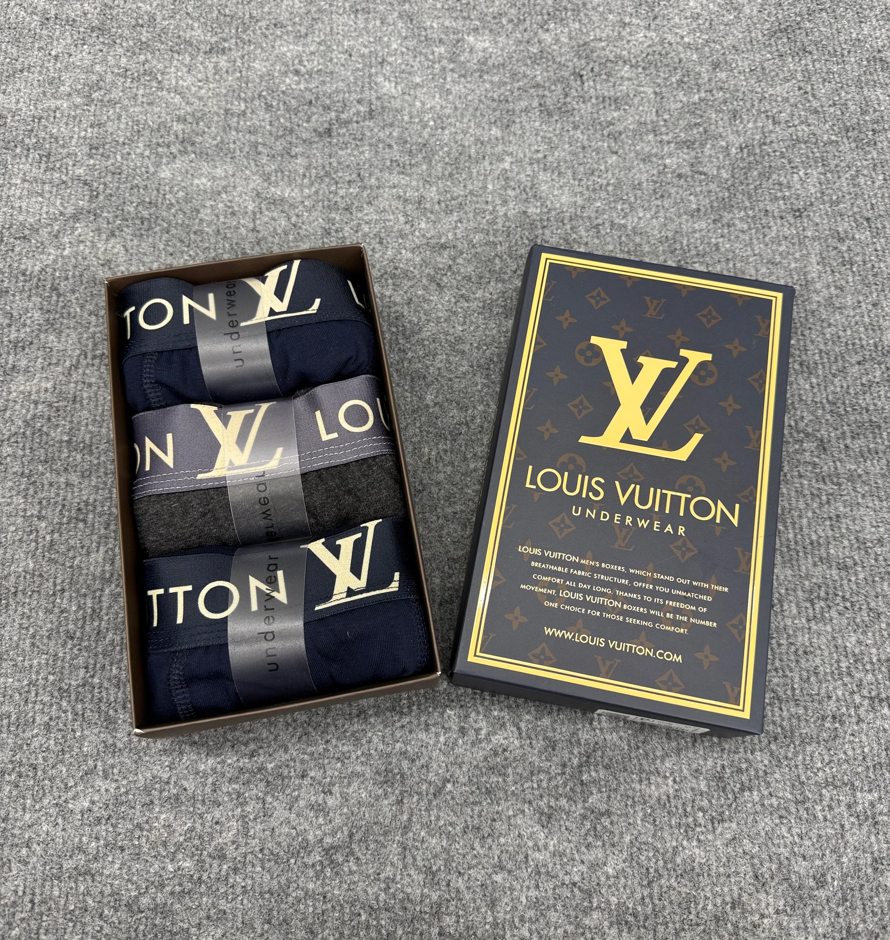 LV Erkek Boxer 3 Adet Kutulu