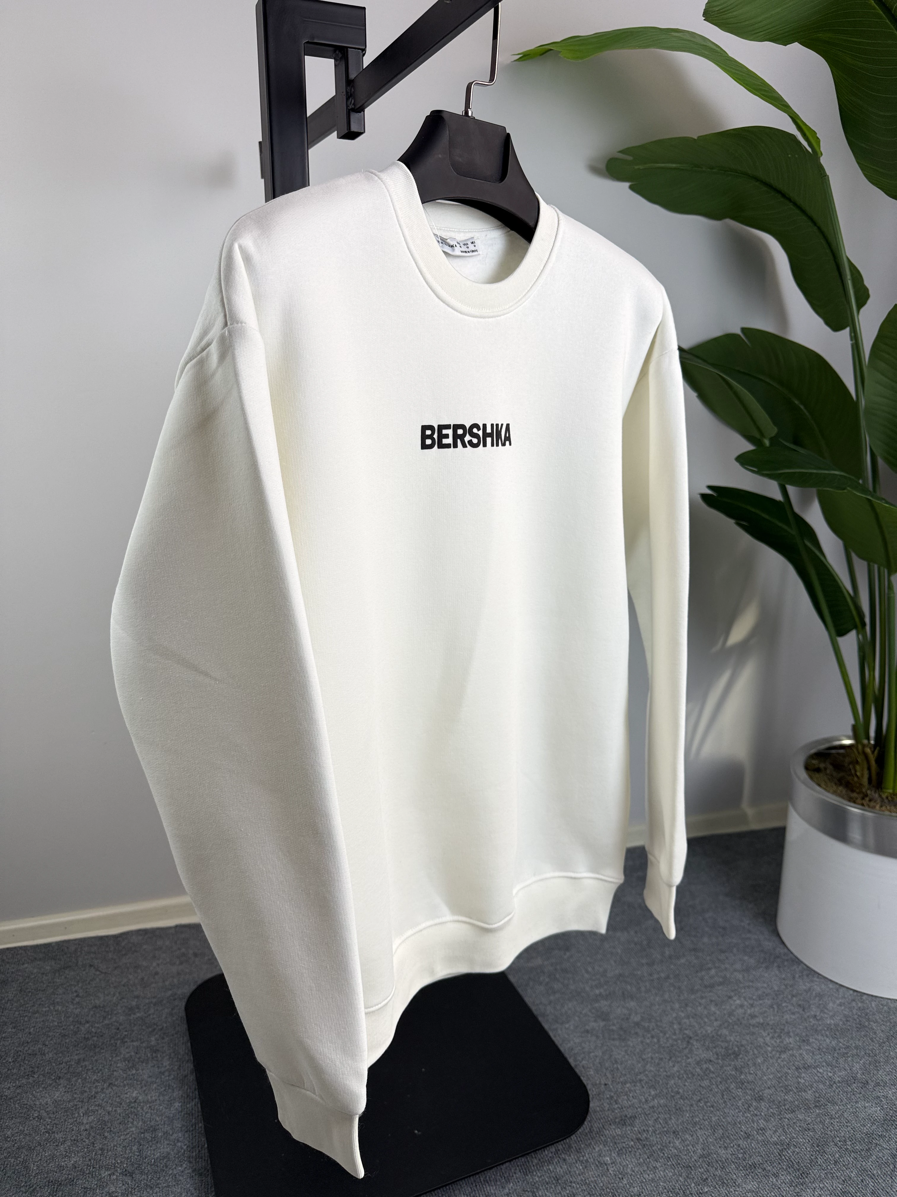BRSHK Beyaz Üçiplik Şardonlu (Kışlık) Sweat