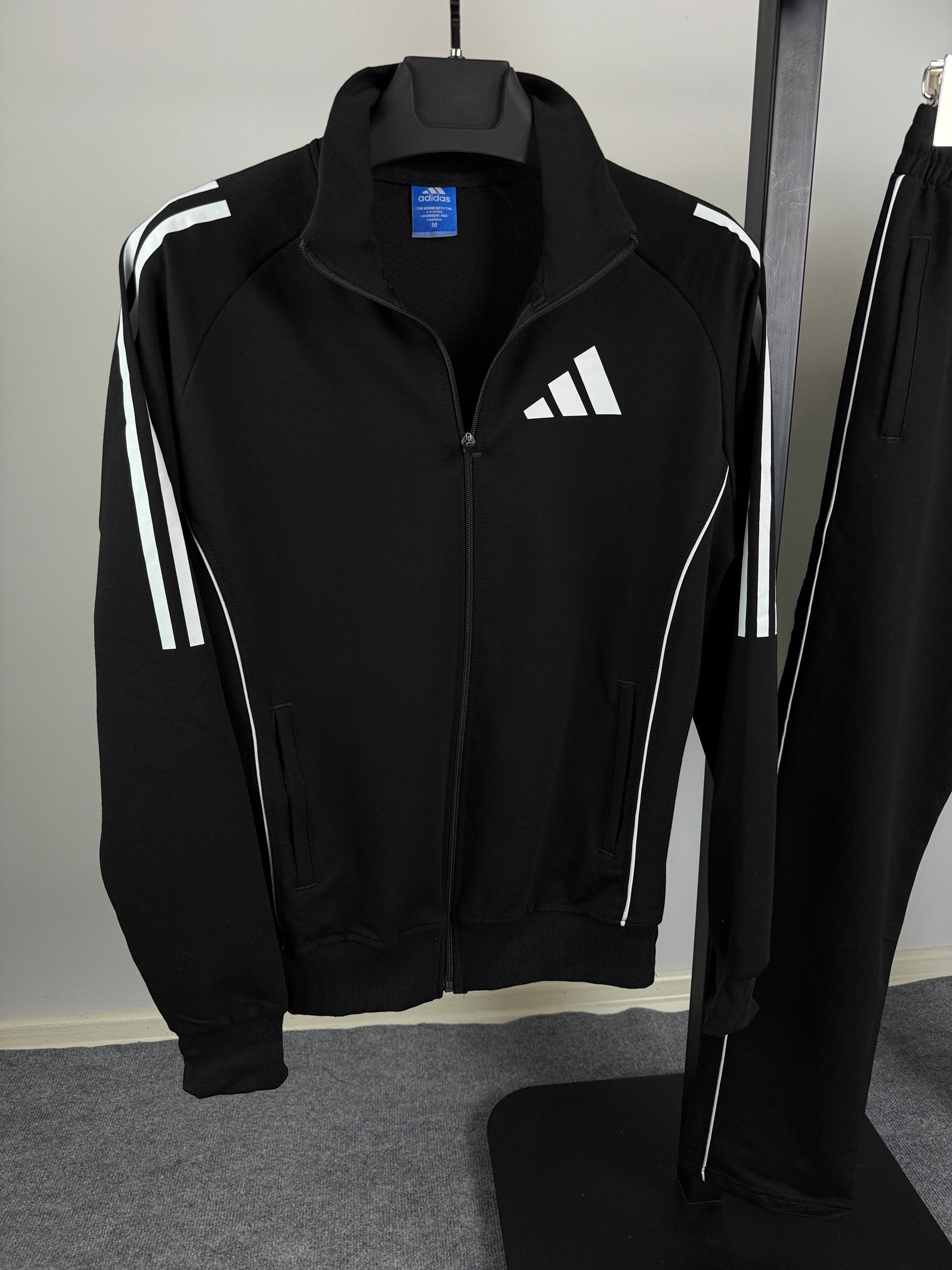 ADDS Eşofman Takımı Double Face Kumaş Siyah Renk