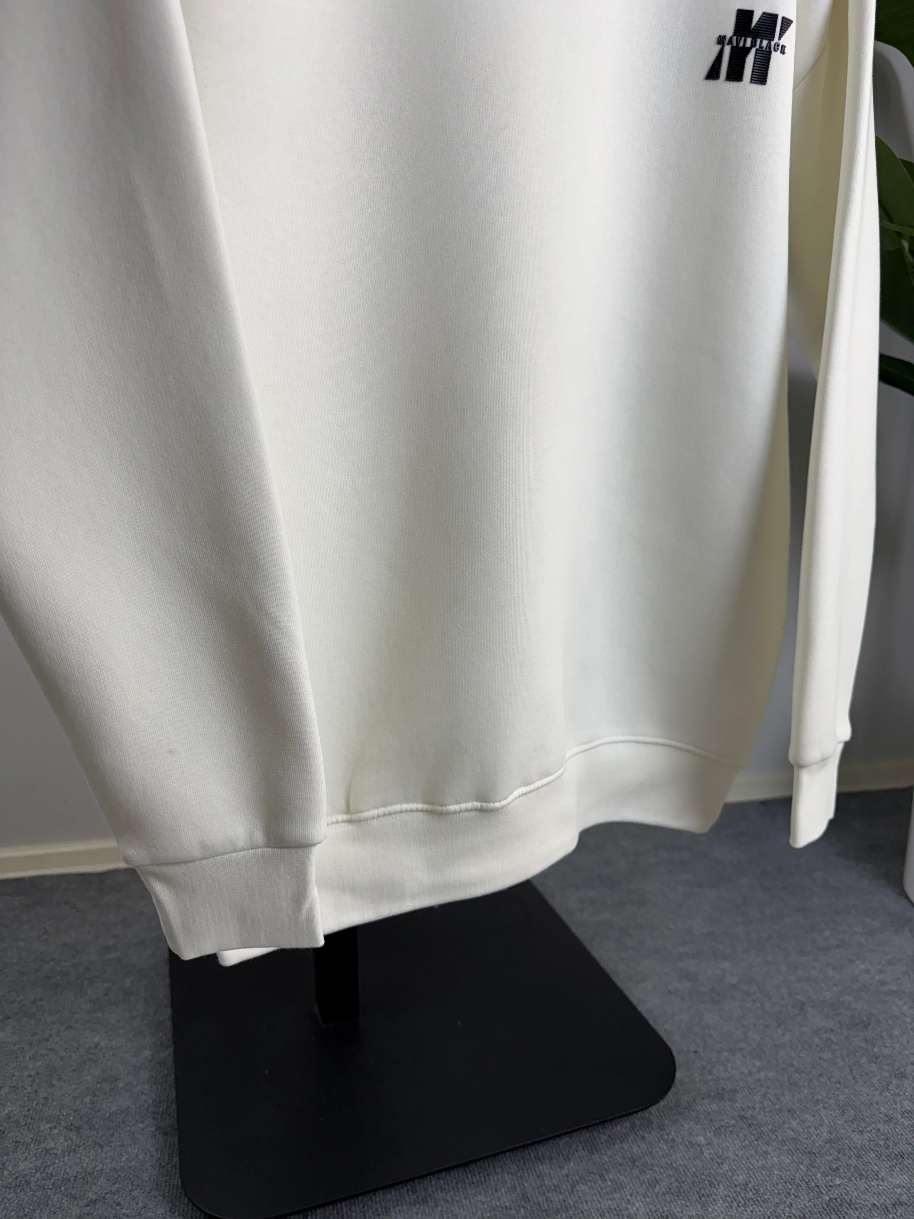 MV Beyaz Enjeksiyon Baskı Üçiplik Şardonlu (Kışlık) Sweat