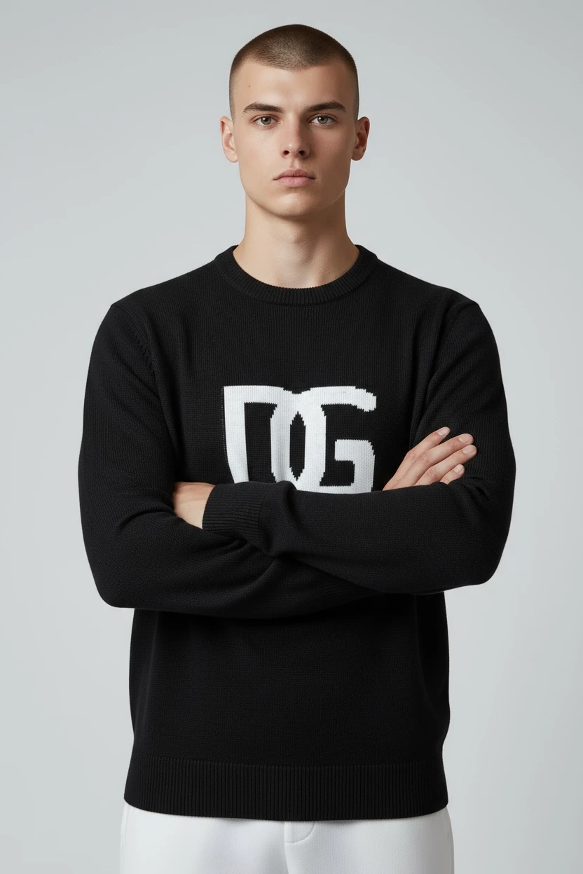 DG SİYAH ERKEK TRİKO KAZAK