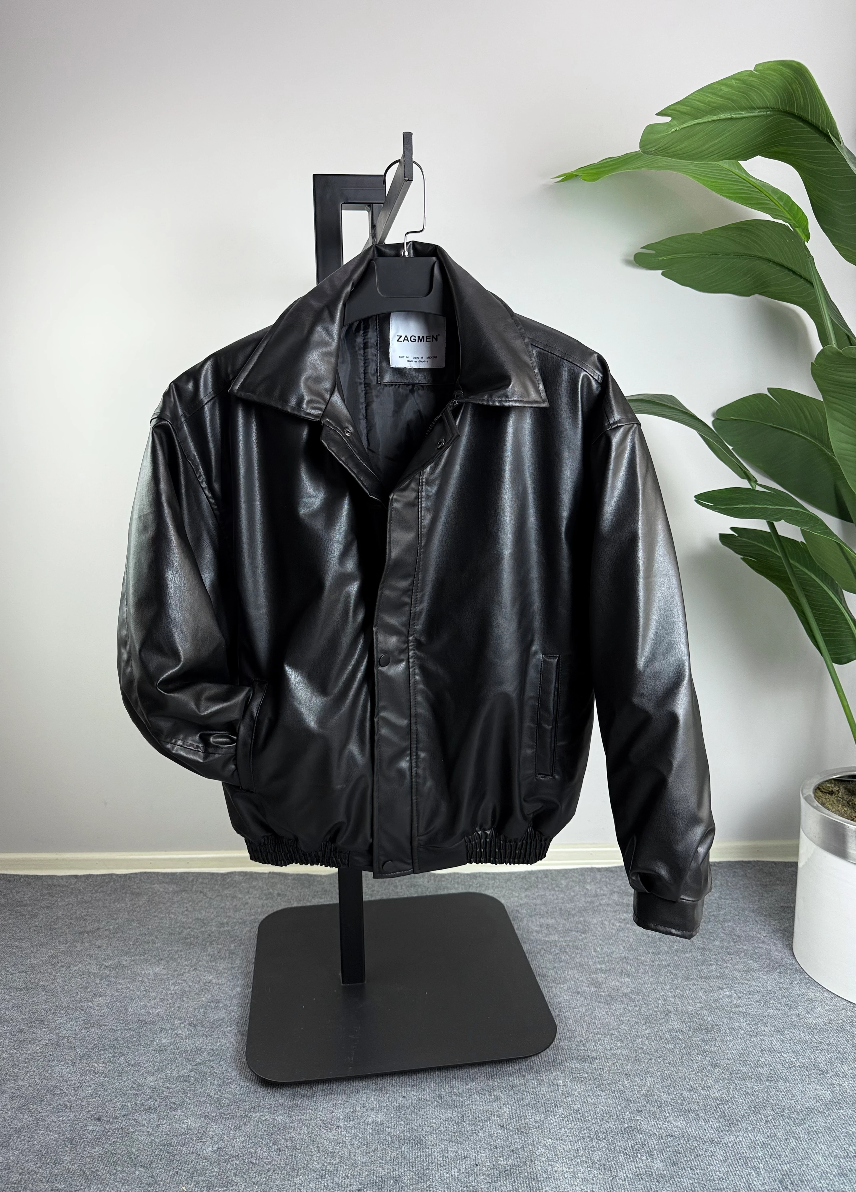 Bomber Kalıp Premium Deri Mont 