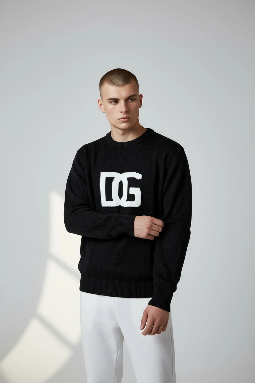 DG SİYAH ERKEK TRİKO KAZAK