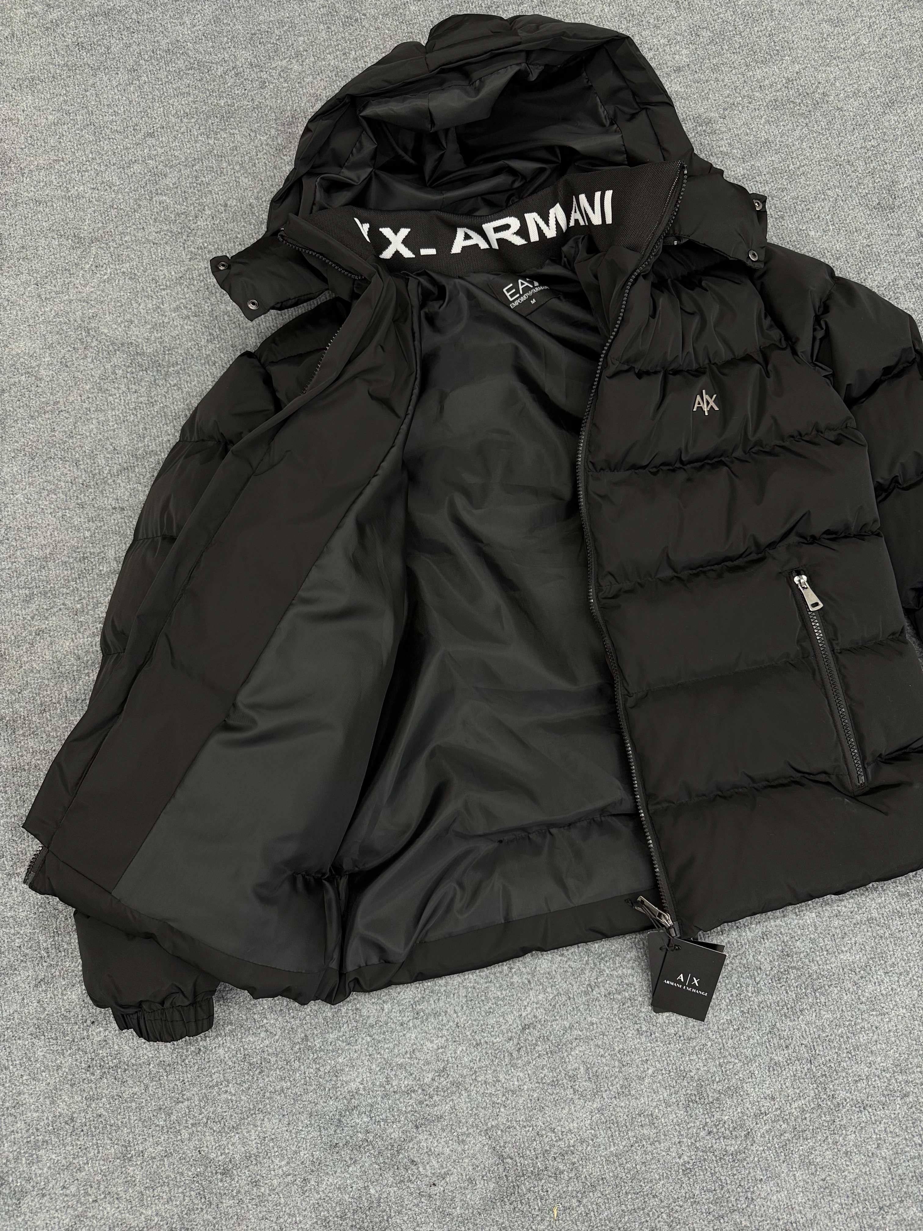 Şişme Mont Metal Aksesuarlı Ense Baskı Detay Premium