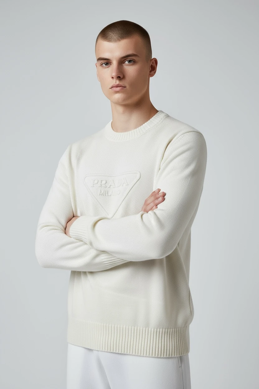 KABARTMA DESEN PREMİUM ERKEK TRİKO KAZAK