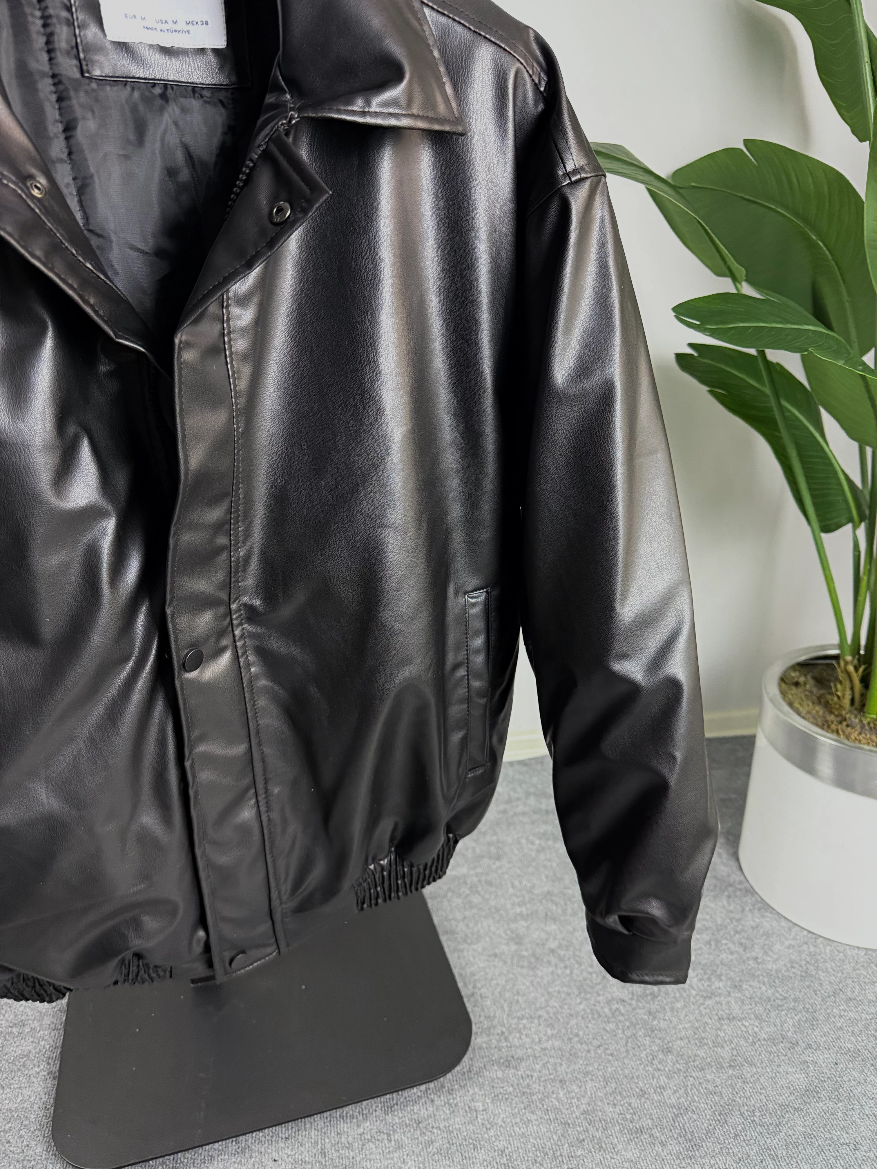 Bomber Kalıp Premium Deri Mont 