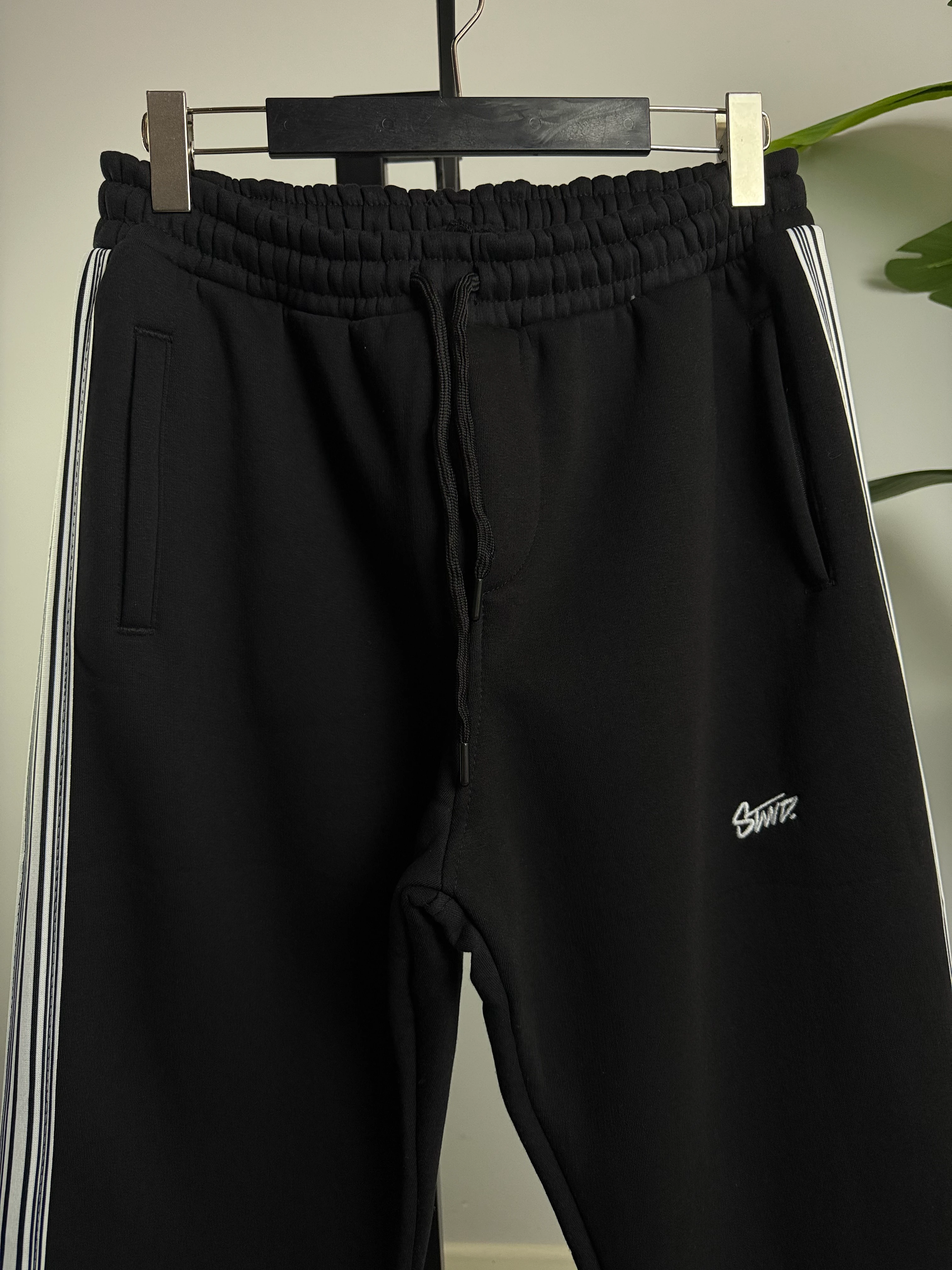 Baggy Eşofman Yanları Şeritli Üçiplik Şardonlu