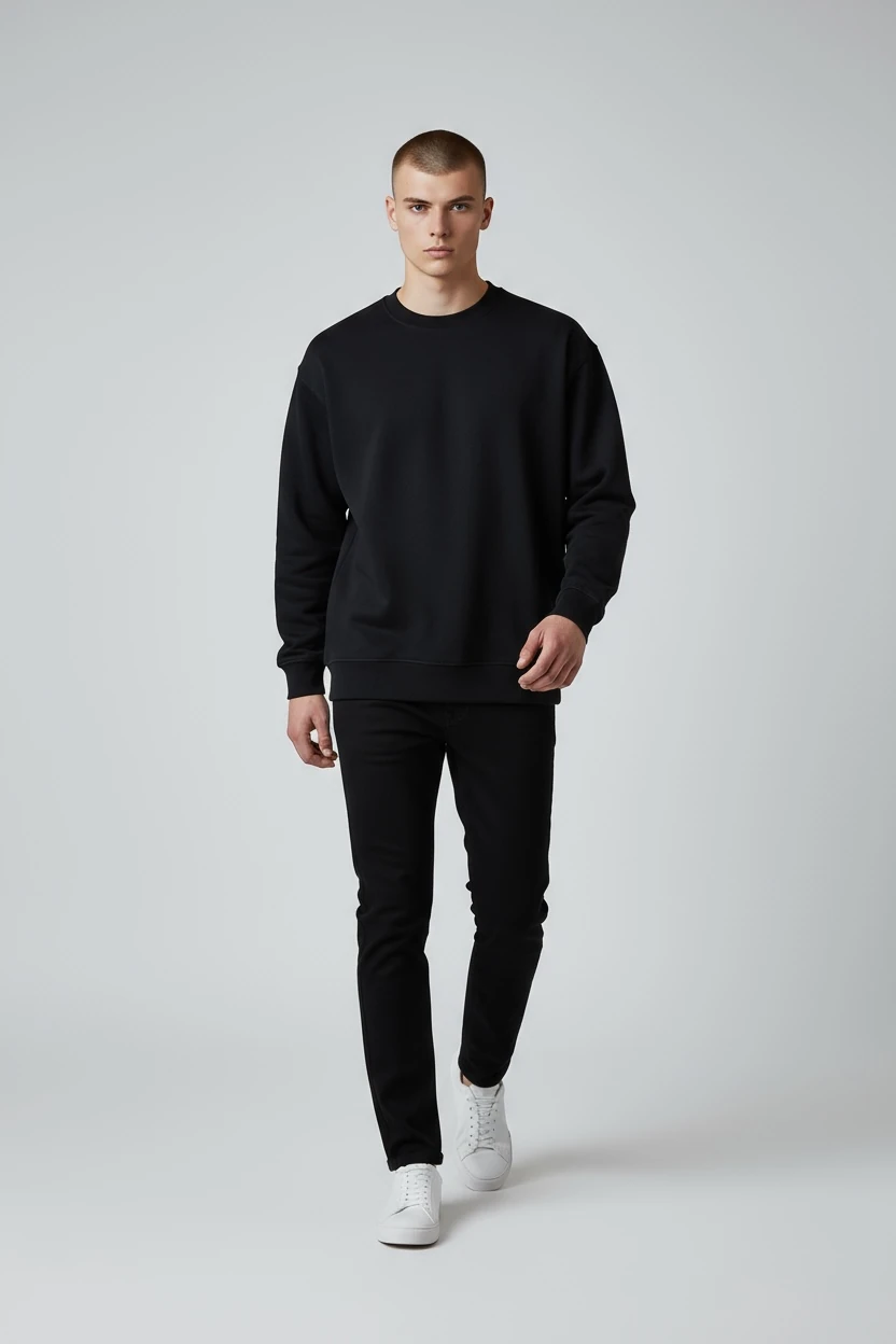 SADE BASIC ÜÇİPLİK ŞARDONLU SWEAT