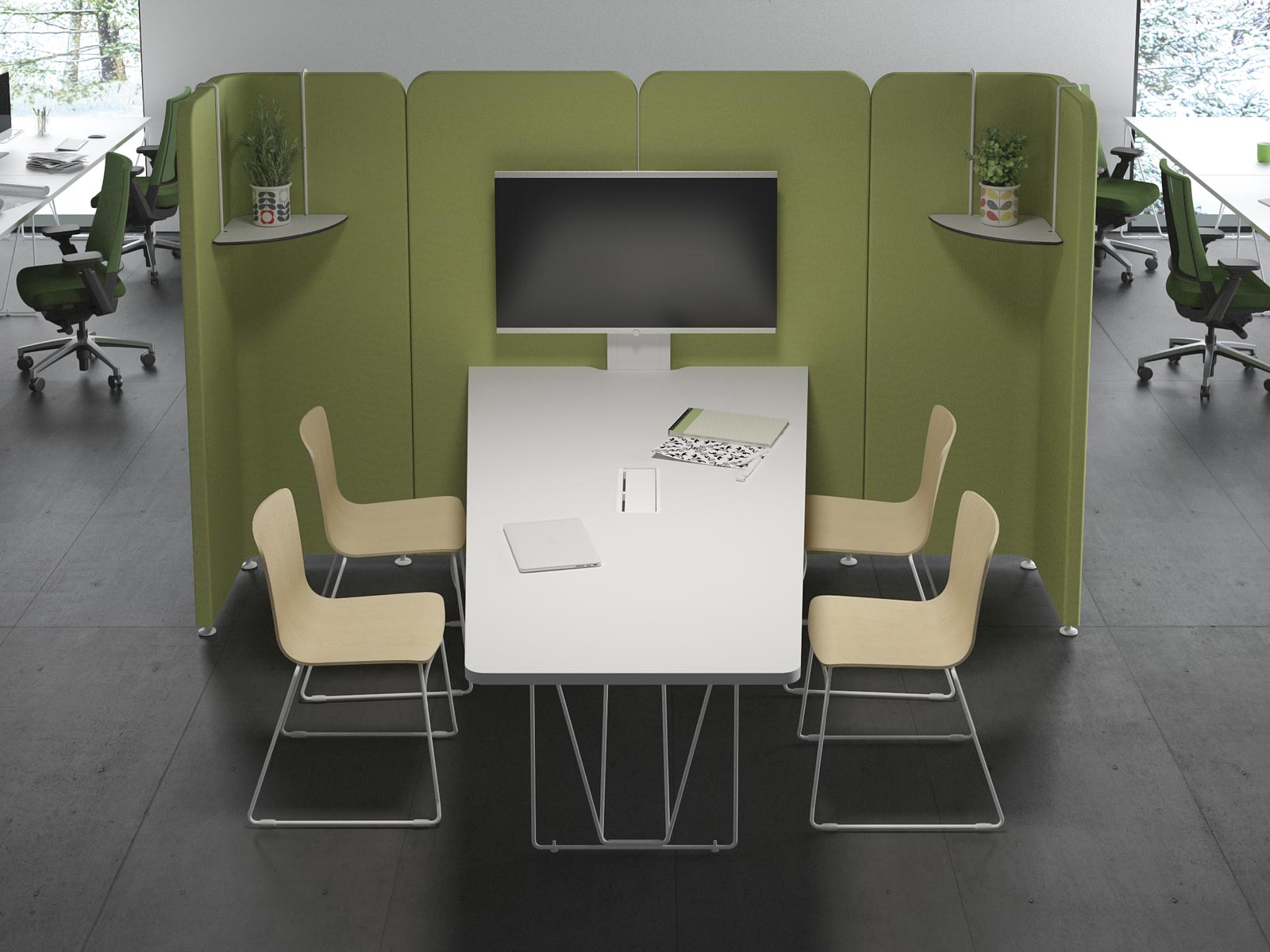 Seperatörlü Ofis Kabini
