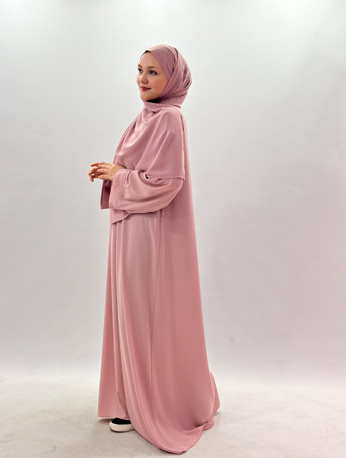 Meva Abaya Pudra Pembe