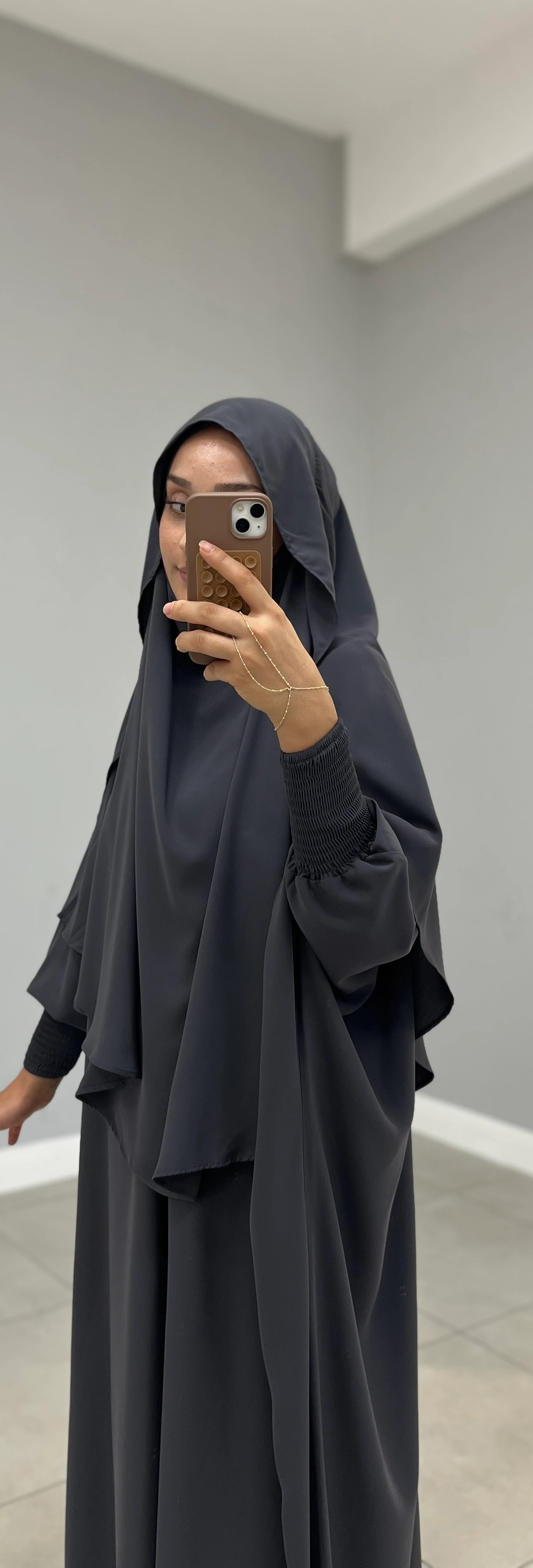 GÖLGELİ MEDİNE İPEĞİ SUFLE ORTA OVAL FÜME