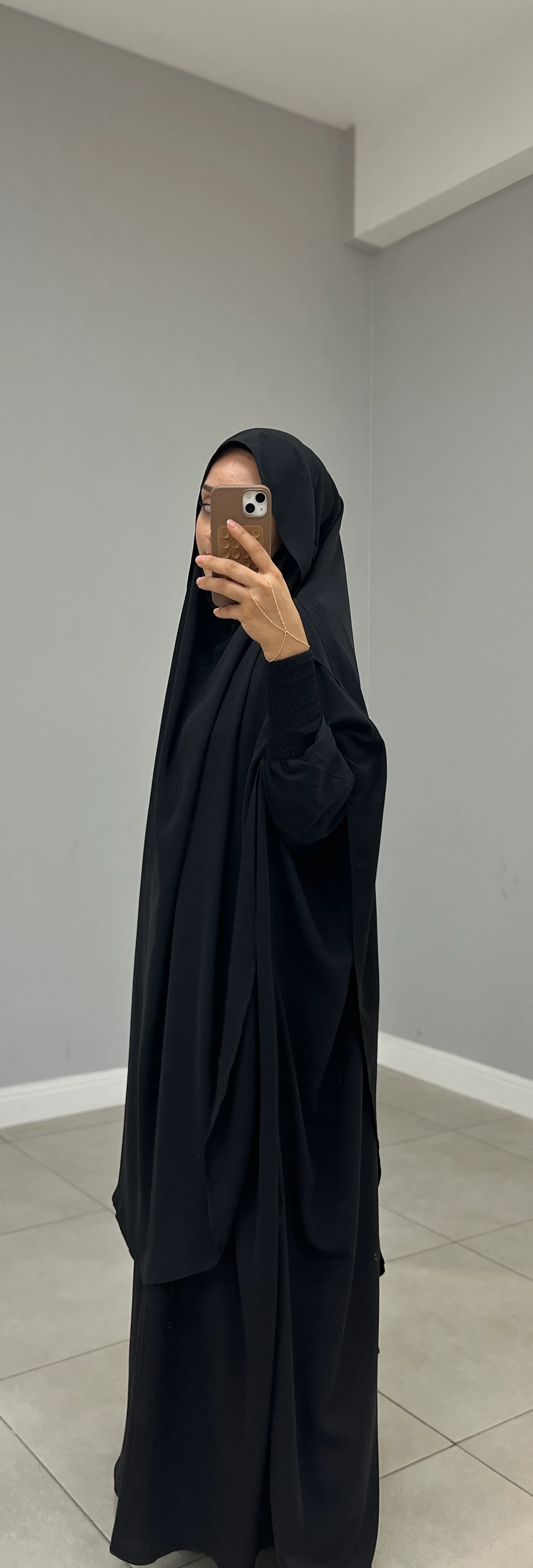 GÖLGELİ TAKVA SUFLE MEDİNE İPEĞİ SİYAH