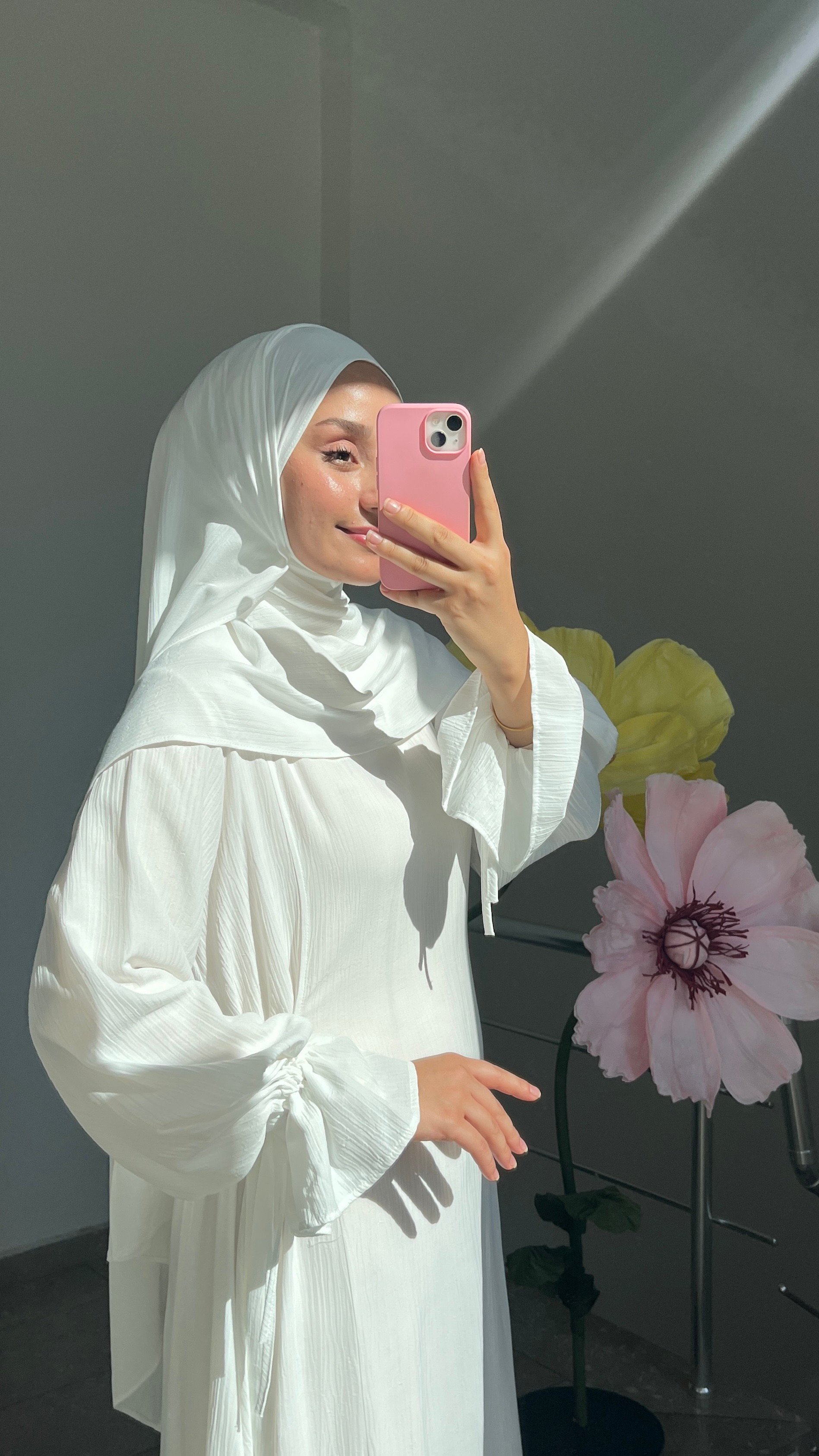 DEVA ABAYA BEYAZ 