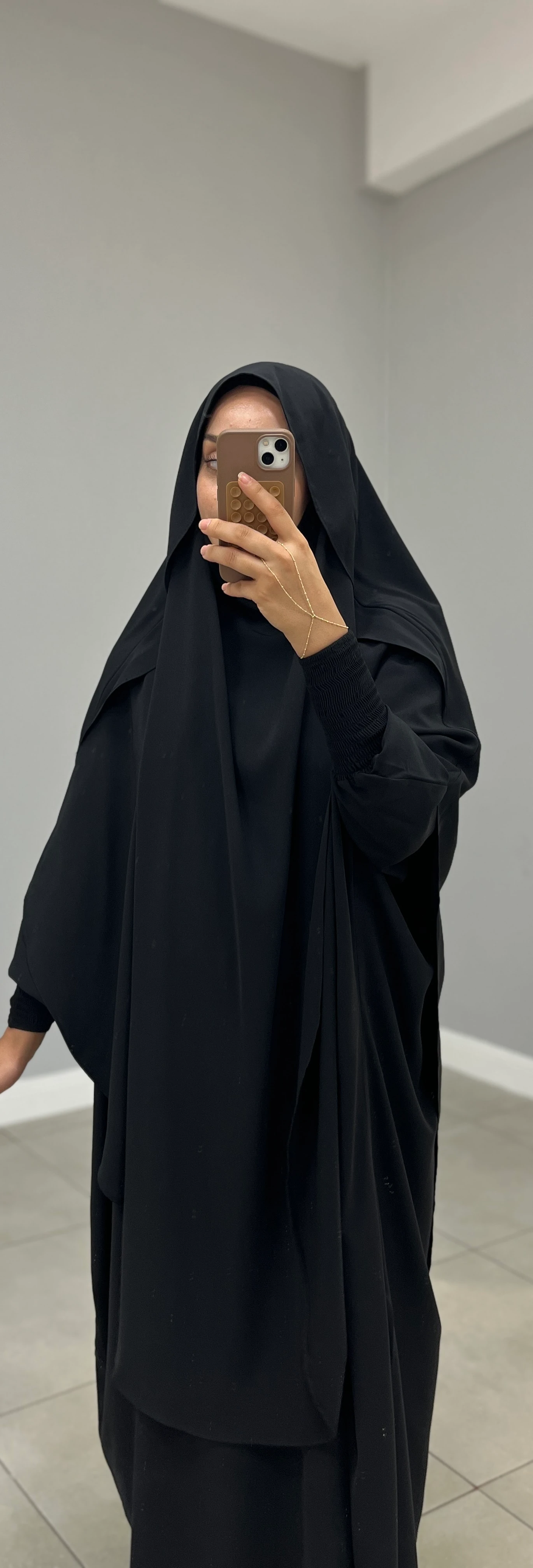 GÖLGELİ TAKVA SUFLE MEDİNE İPEĞİ SİYAH