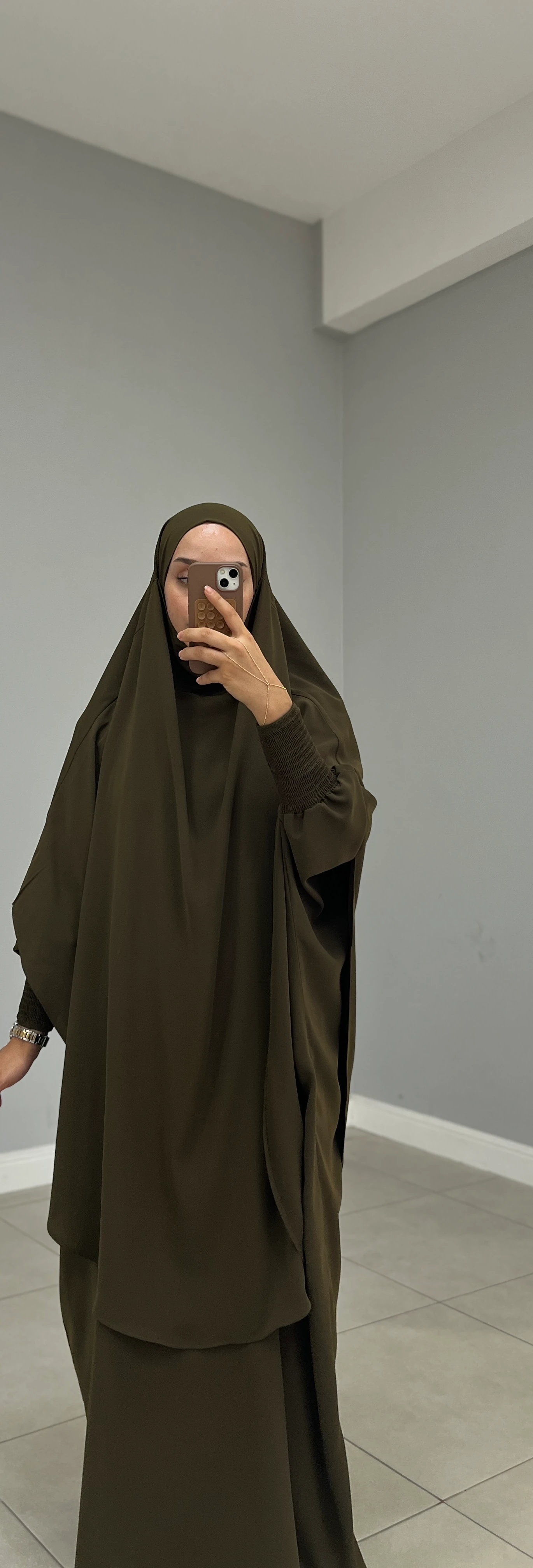 TAKVA SUFLE MEDİNE İPEĞİ HAKİ YEŞİL