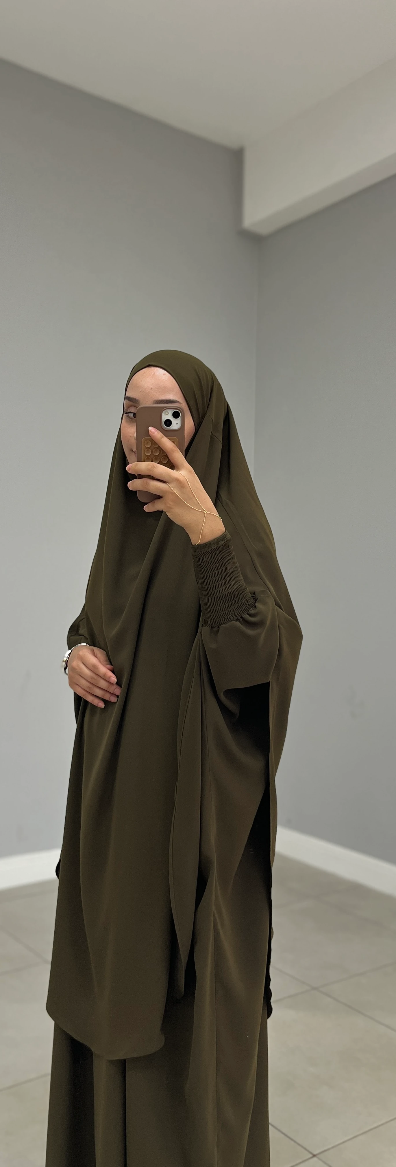 TAKVA SUFLE MEDİNE İPEĞİ HAKİ YEŞİL