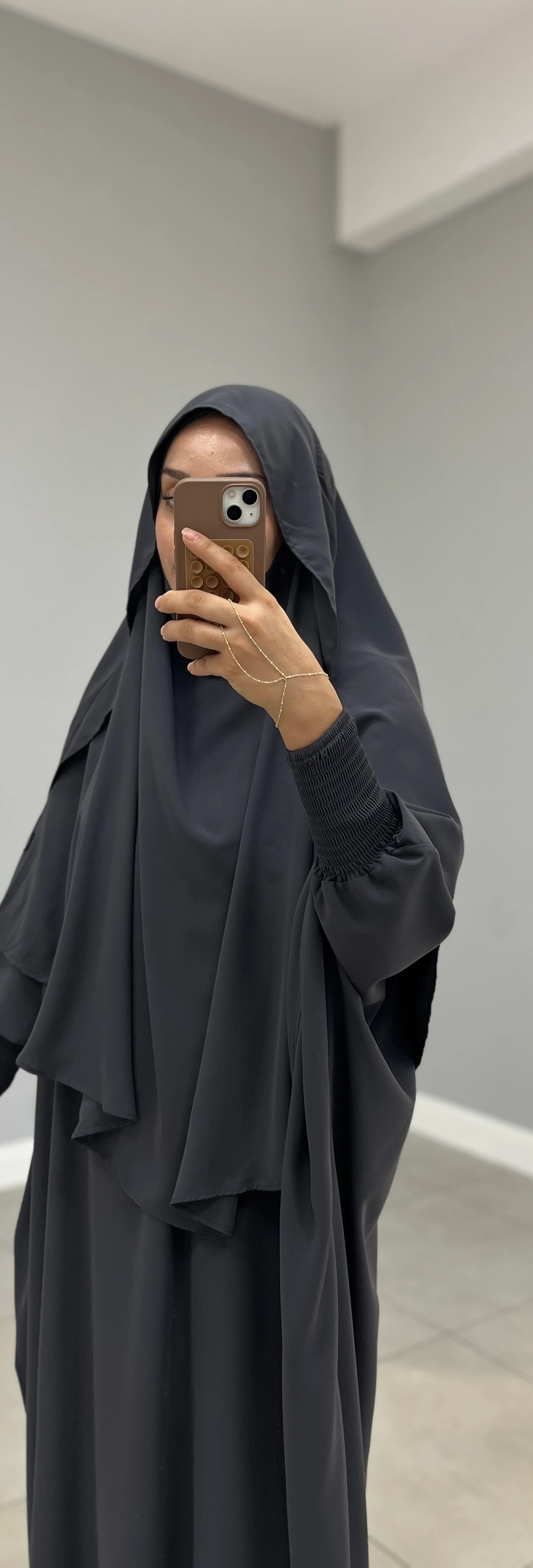 GÖLGELİ MEDİNE İPEĞİ SUFLE ORTA OVAL FÜME