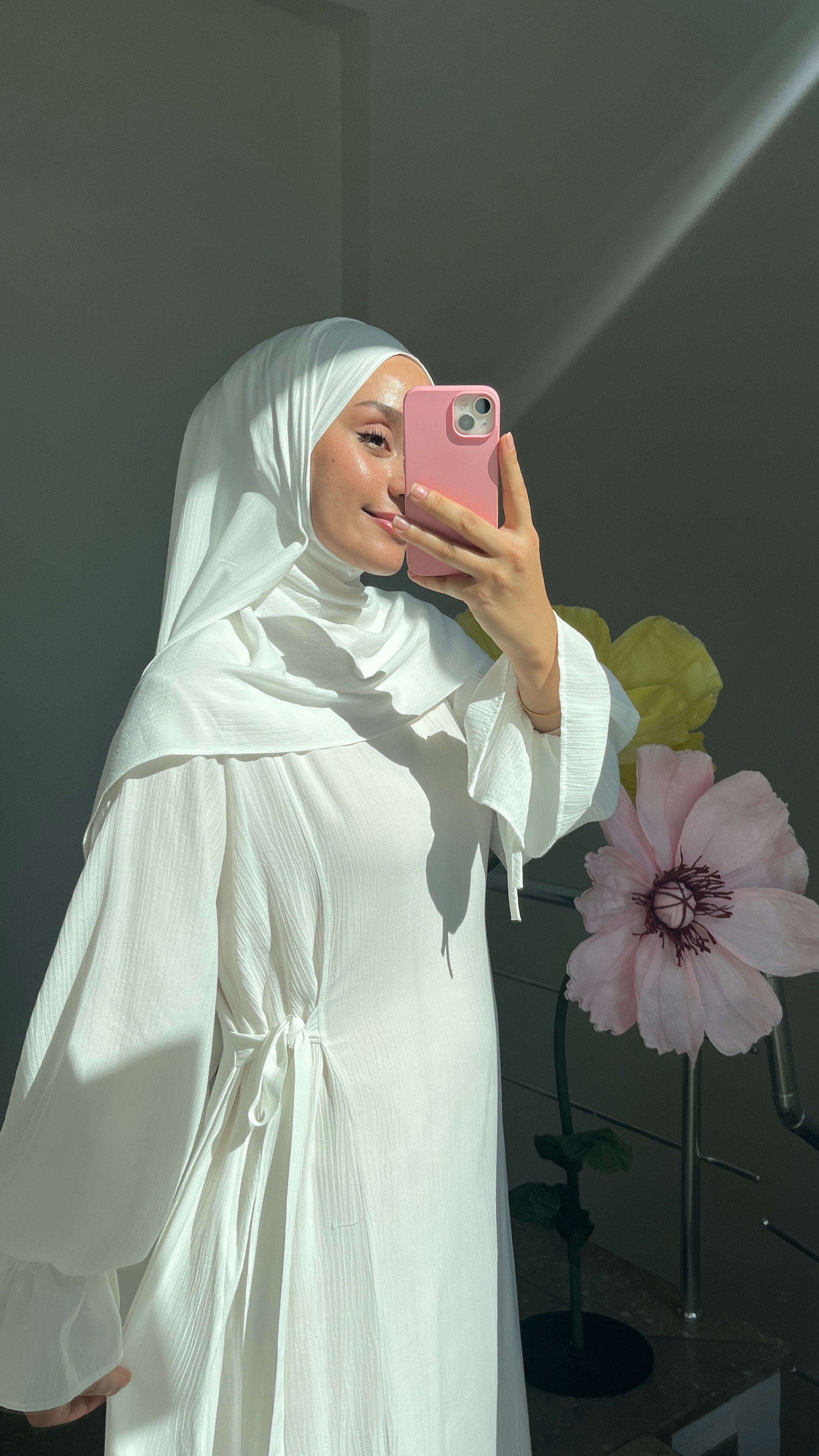 DEVA ABAYA BEYAZ 