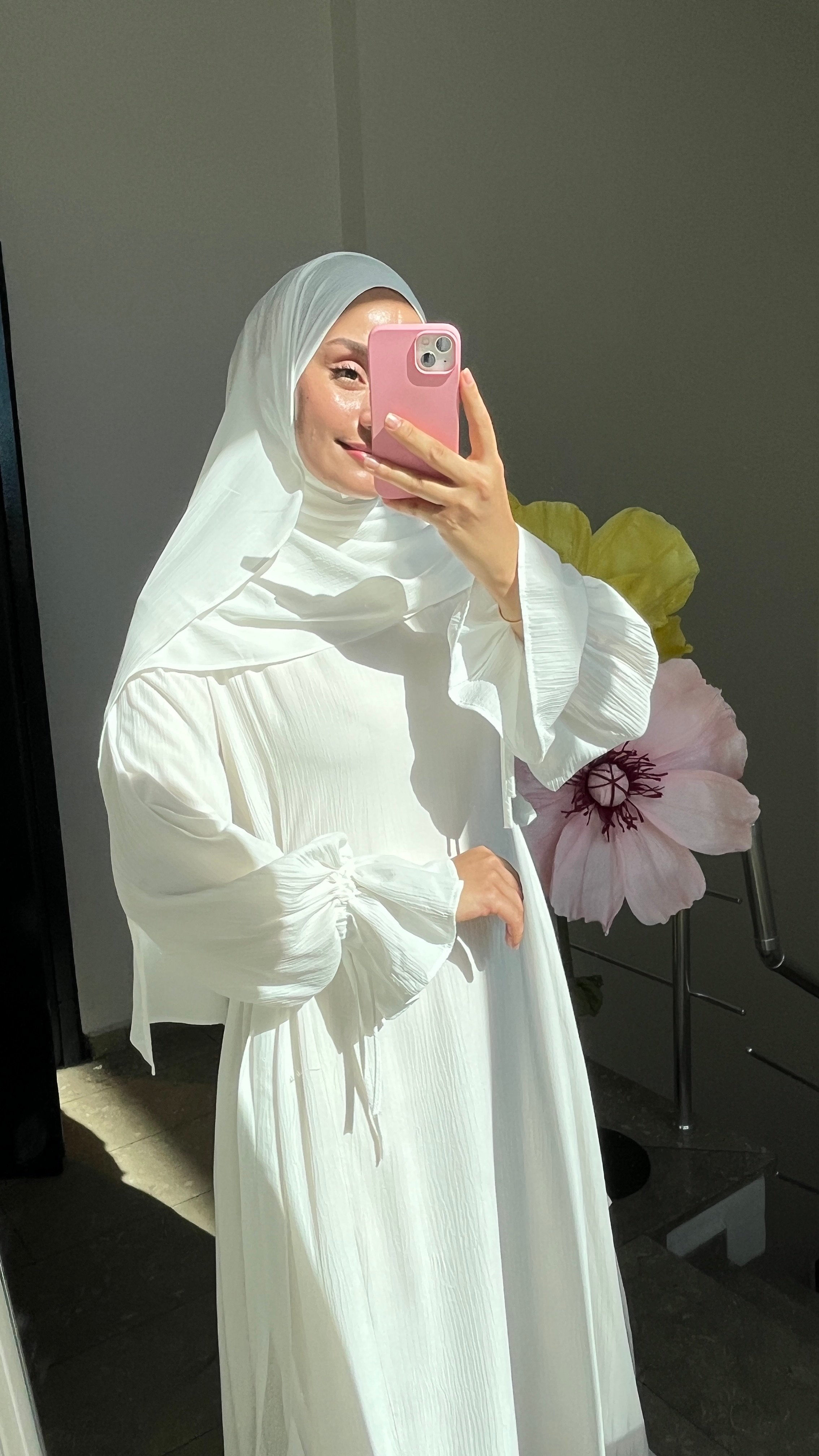 DEVA ABAYA BEYAZ 