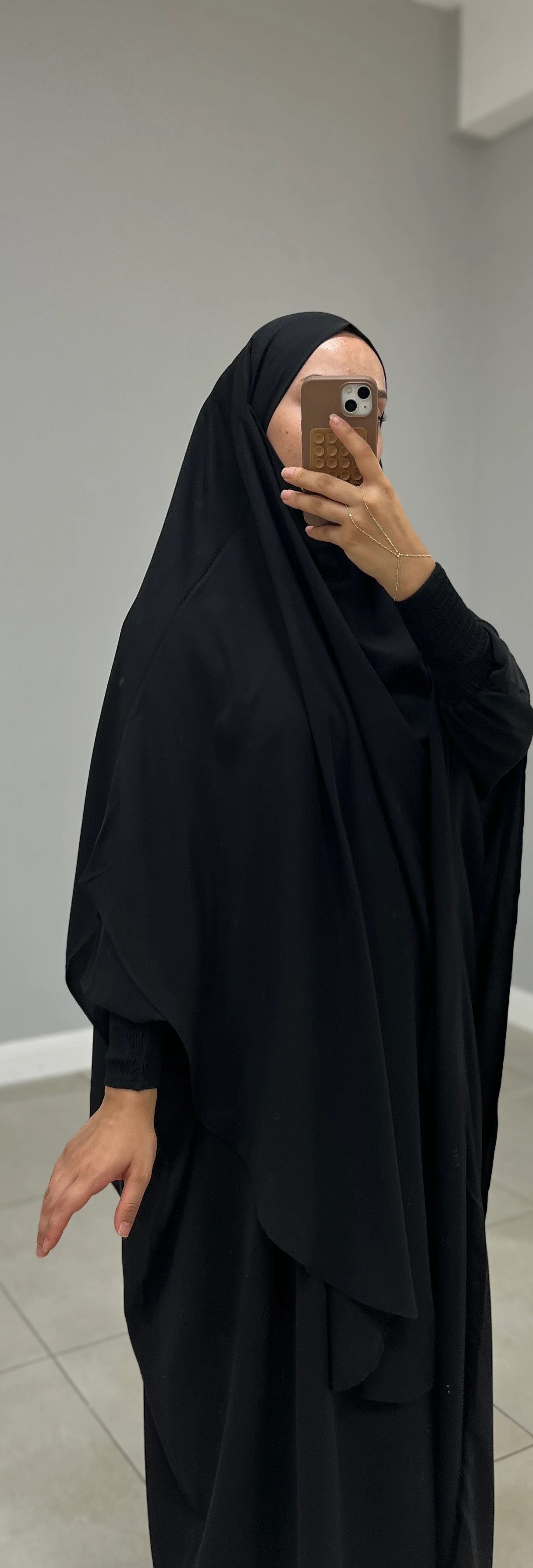 TAKVA SUFLE MEDİNE İPEĞİ SİYAH