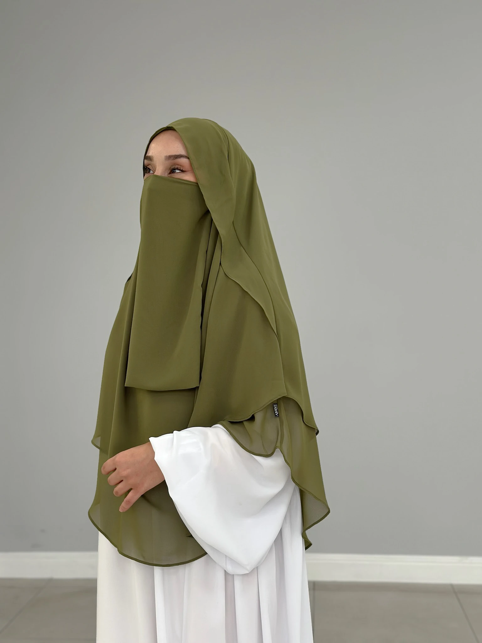 GÖLGELİ ŞİFON SUFLE ORTA YAĞ YEŞİLİ