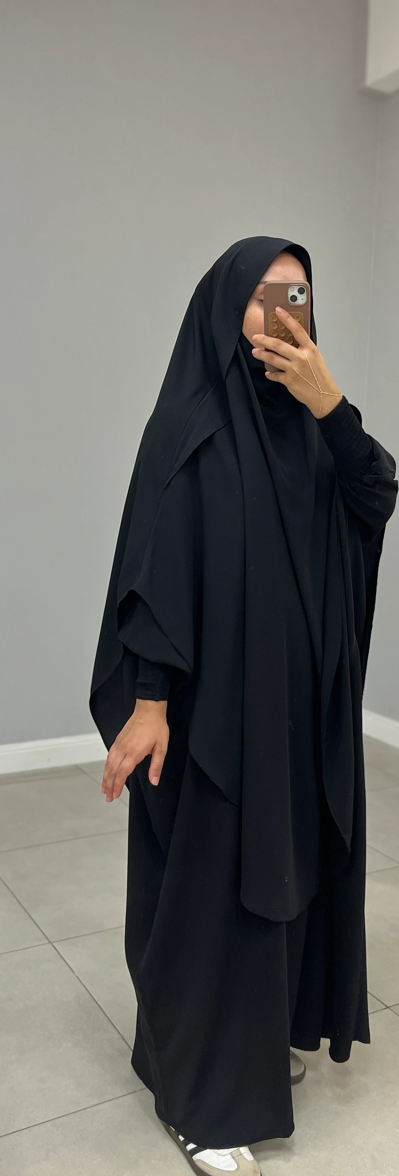 GÖLGELİ TAKVA SUFLE MEDİNE İPEĞİ SİYAH