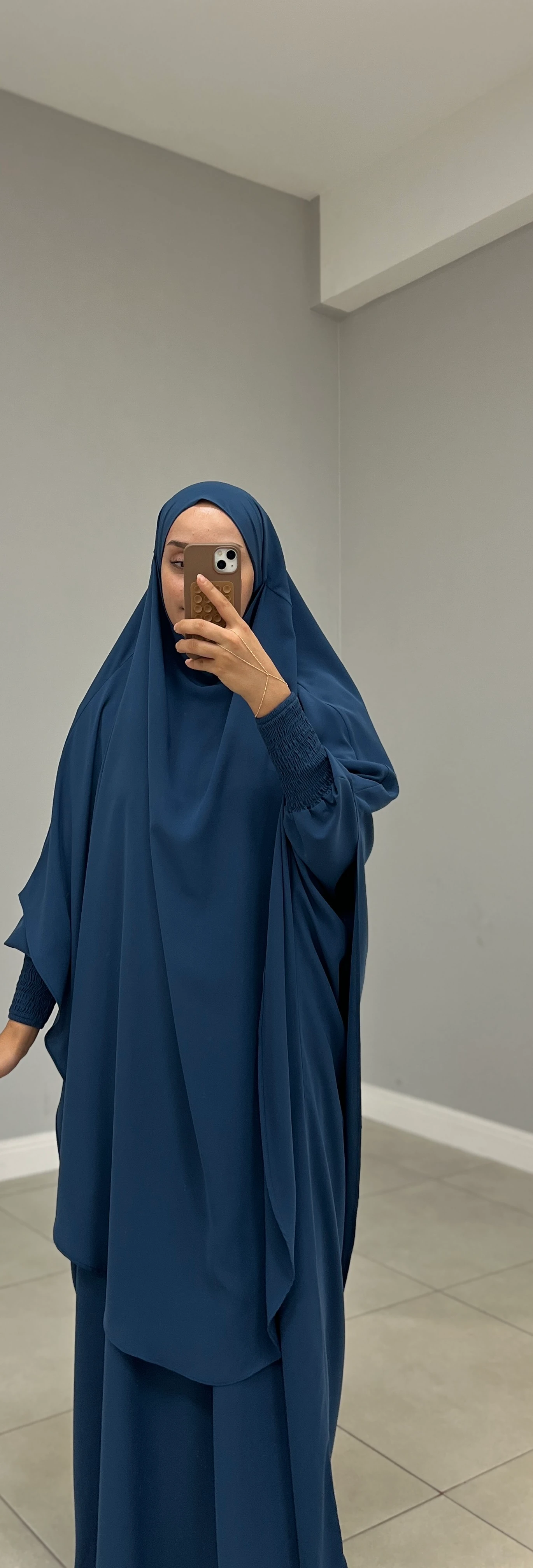 TAKVA SUFLE MEDİNE İPEĞİ MAVİ 