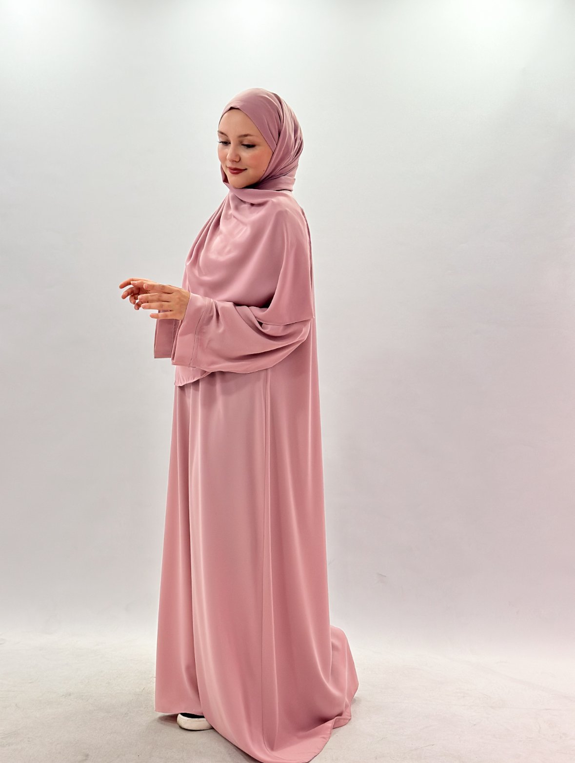 Meva Abaya Pudra Pembe