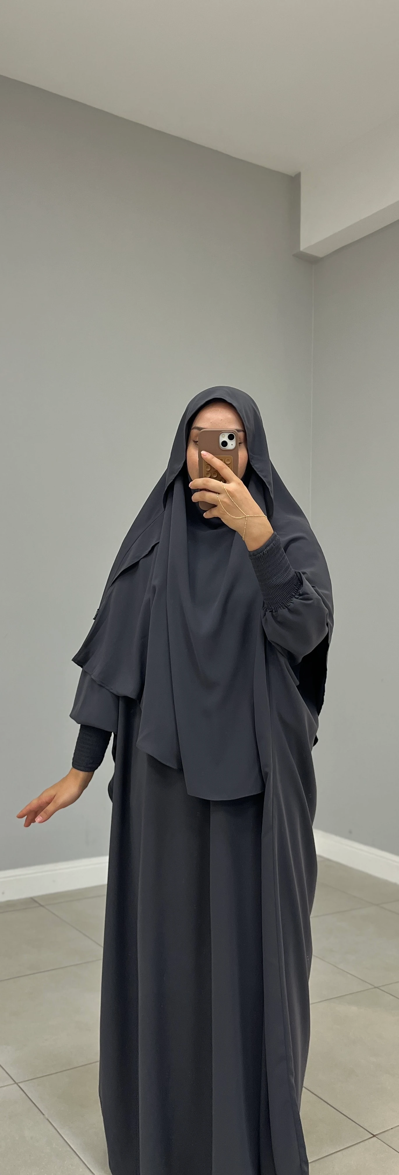 GÖLGELİ MEDİNE İPEĞİ SUFLE ORTA OVAL FÜME