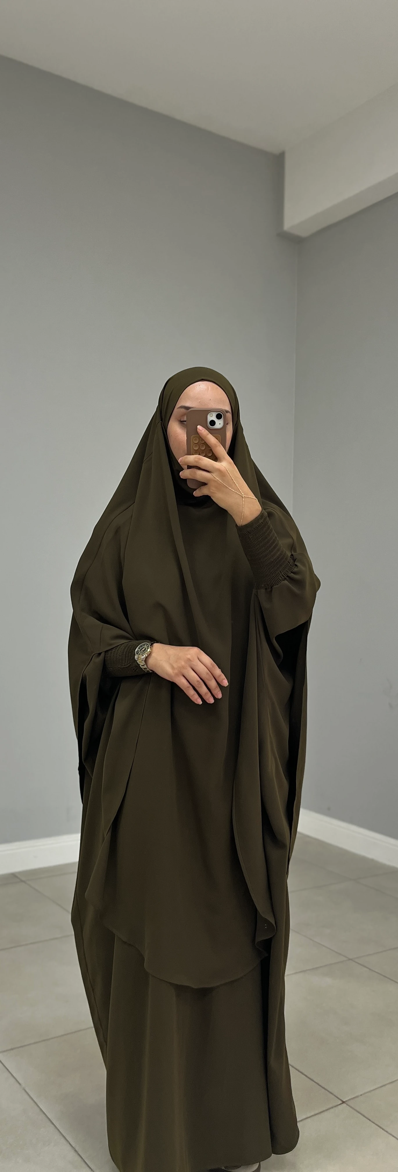 TAKVA SUFLE MEDİNE İPEĞİ HAKİ YEŞİL