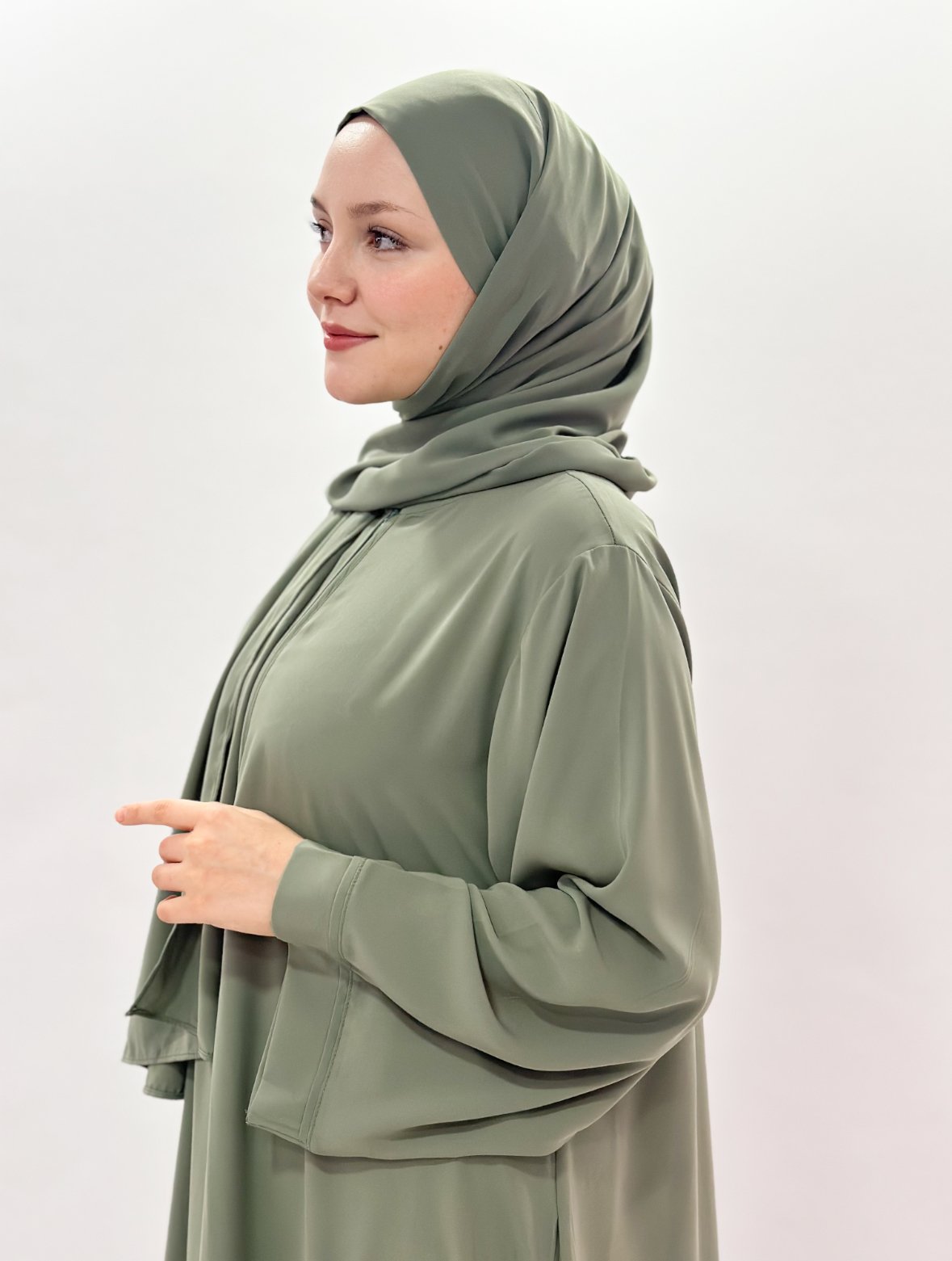 Meva Abaya Yosun Yeşili