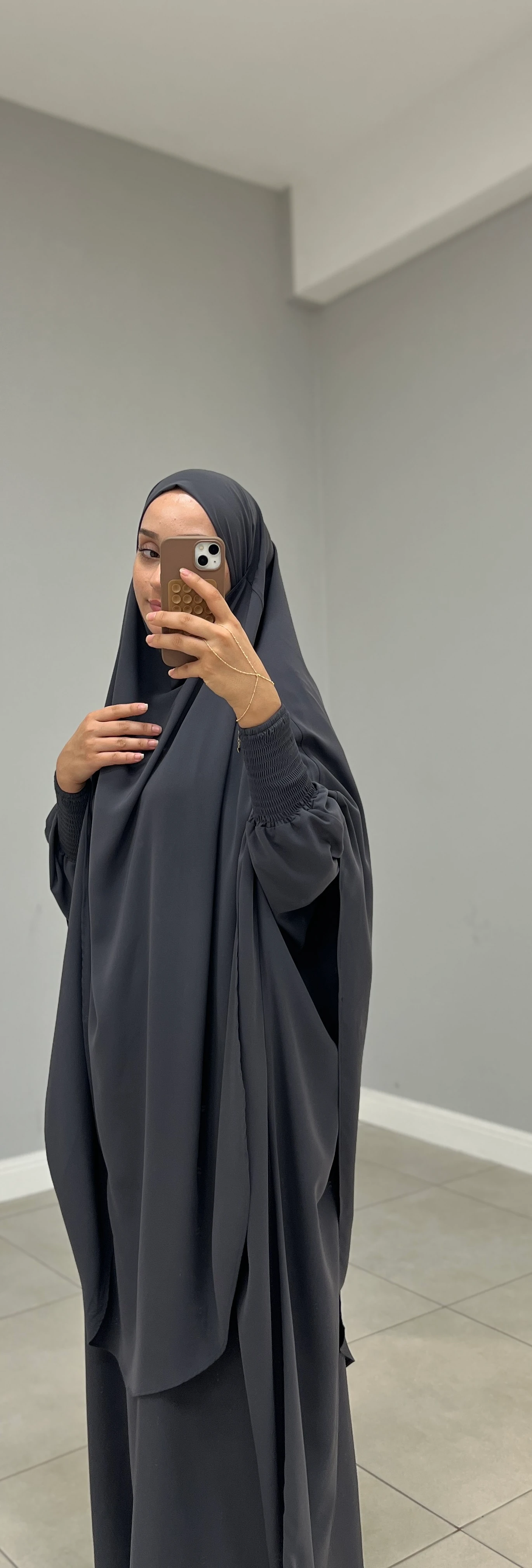 TAKVA SUFLE MEDİNE İPEĞİ FÜME