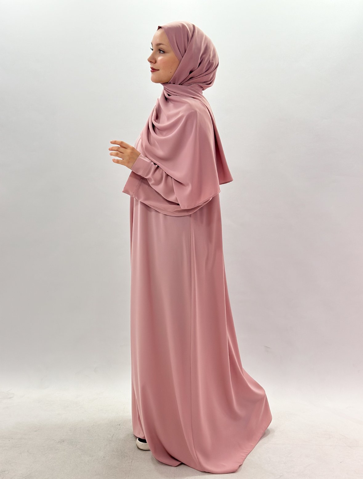 Meva Abaya Pudra Pembe