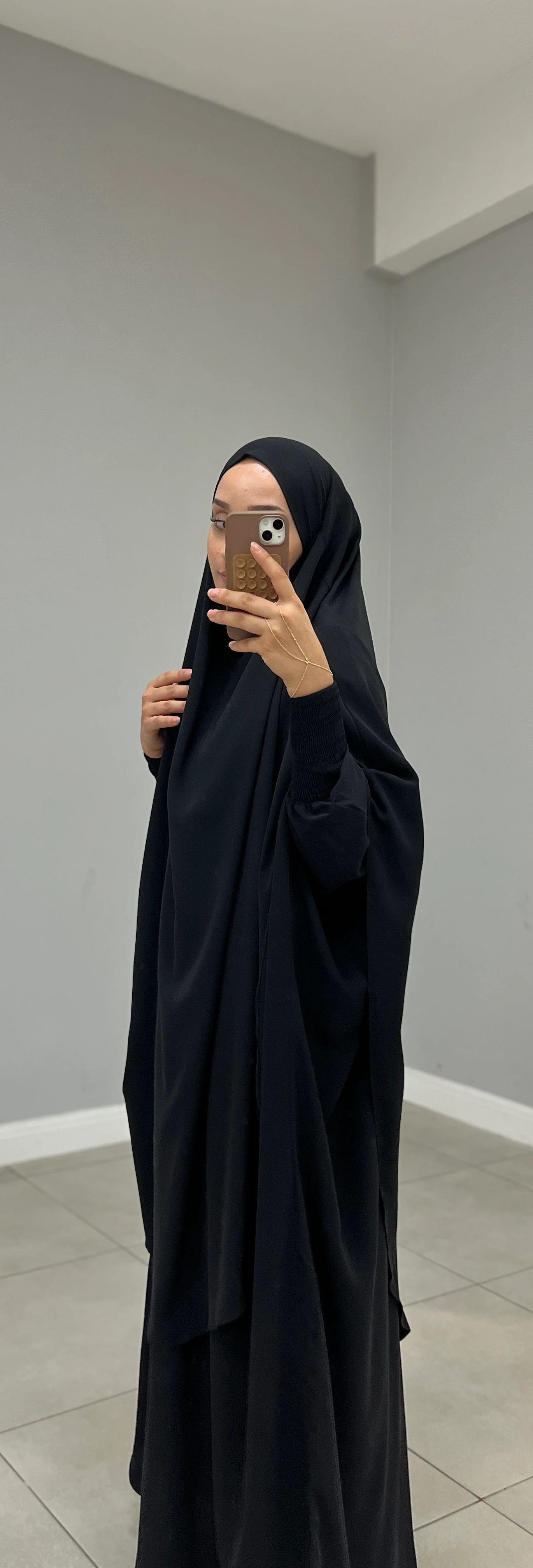 TAKVA SUFLE MEDİNE İPEĞİ SİYAH