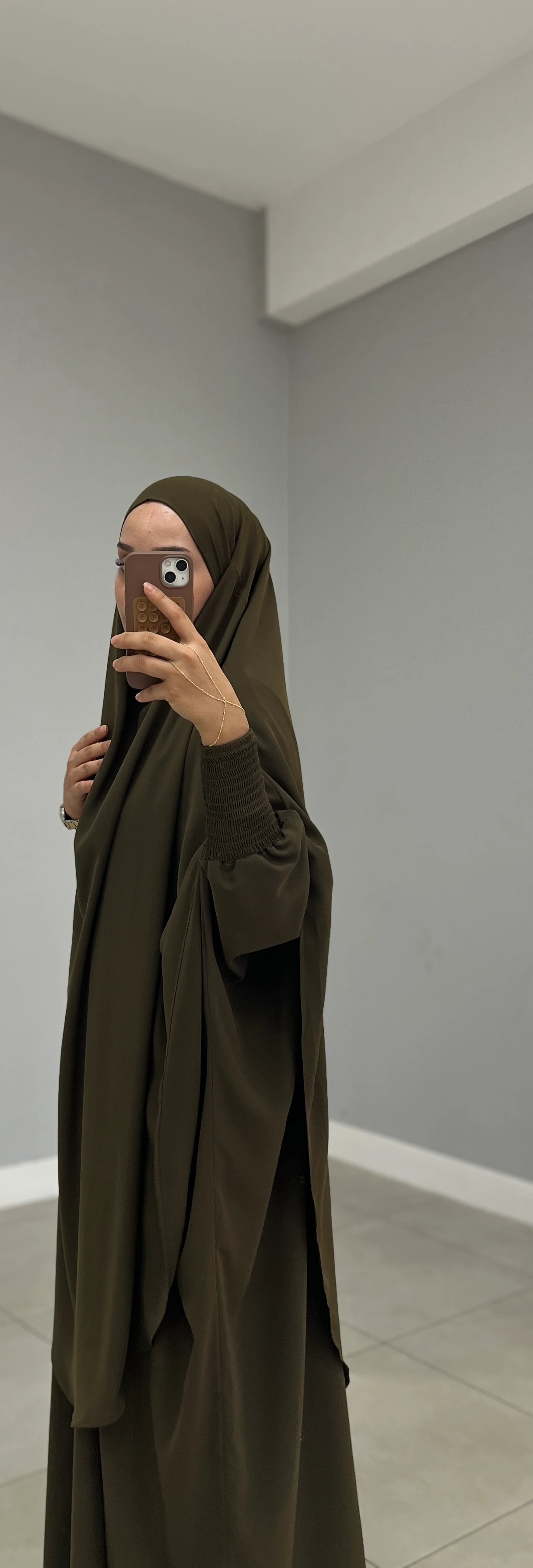 TAKVA SUFLE MEDİNE İPEĞİ HAKİ YEŞİL