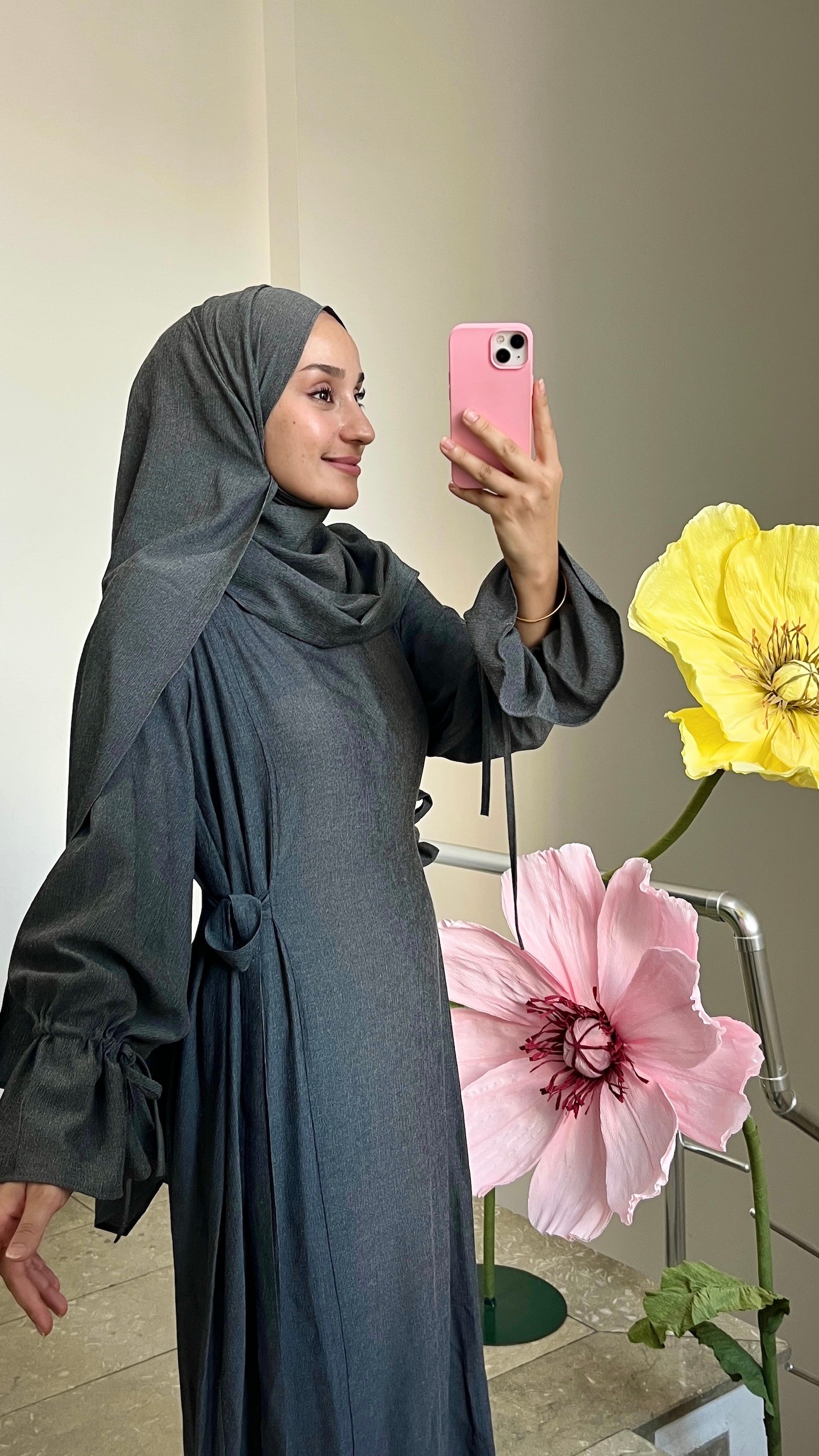 DEVA ABAYA ŞAL TAKIM FÜME