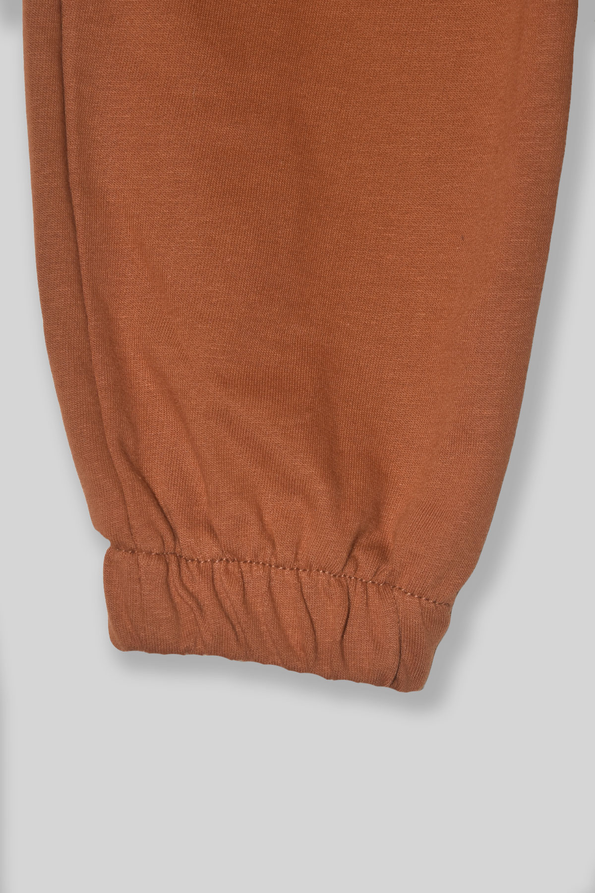 Erkek Çocuk %100 Pamuk Traktör Nakış Süzeneli Trend Eşofman Takım - 2151 - Kahverengi