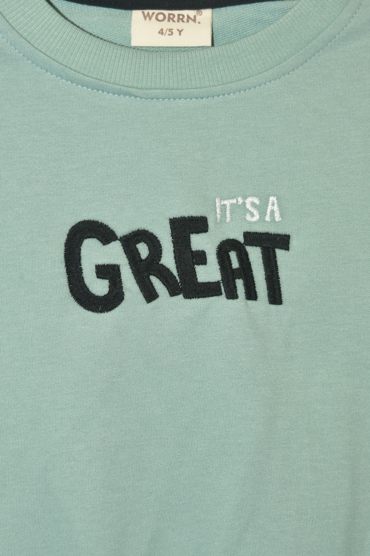 Erkek Çocuk %100 Pamuk Great Baskılı Sweatshirt 2144-1