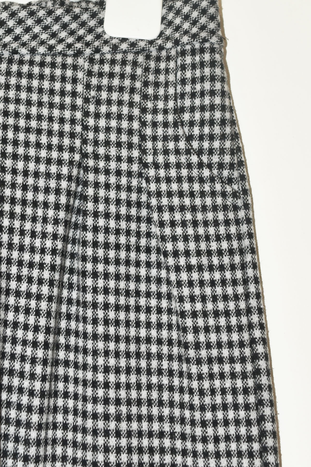 Kız Çocuk Kışlık Kareli Beli Lastikli Cepli Pileli Palazzo Pantolon - 1019K