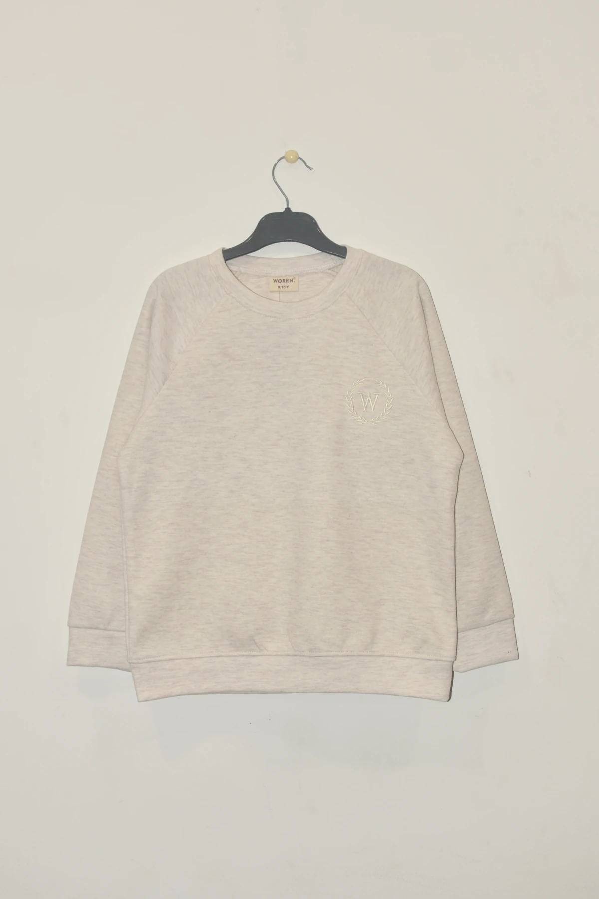 Erkek Kız Çocuk Reglan Kol Premium Kalite Sweatshirt - 1004/1005 - Bej