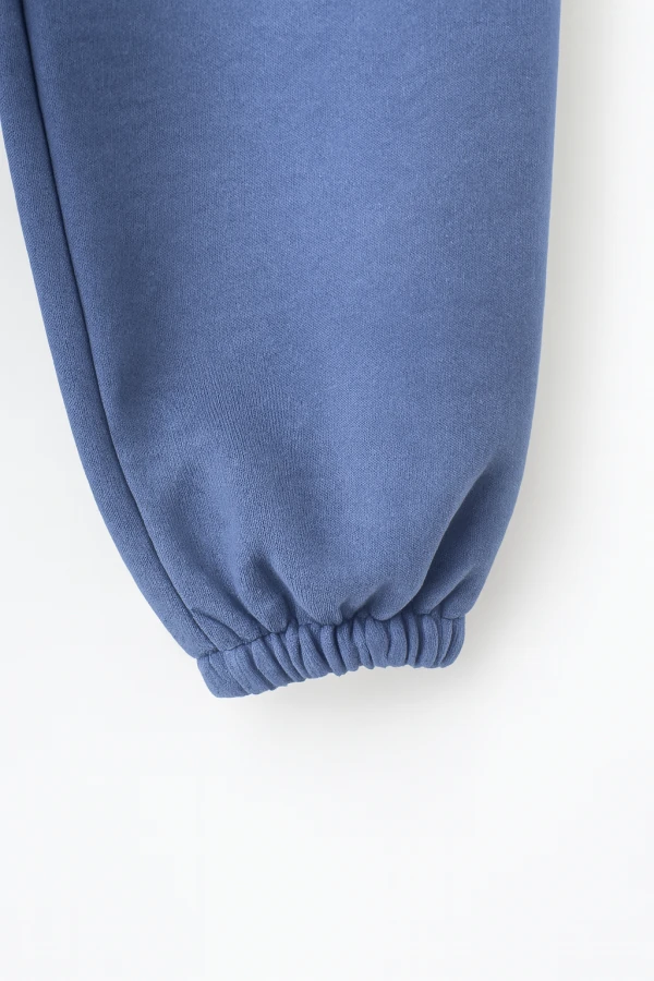 Kız / Erkek Şardonlu Lastikli Paça Kalın Cepli Eşofman Altı - 1006/1007