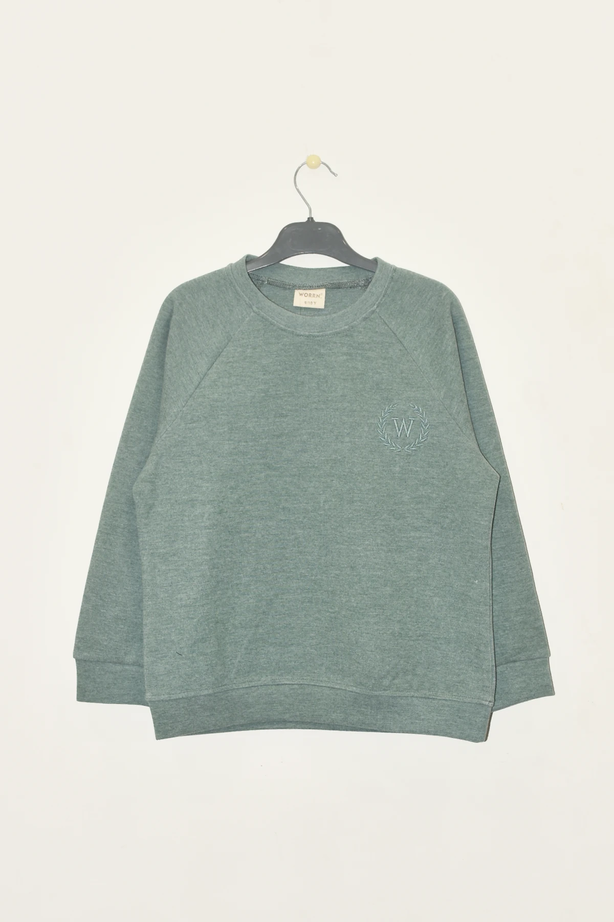 Erkek Kız Çocuk Reglan Kol Premium Kalite Sweatshirt - 1004/1005 - Mint